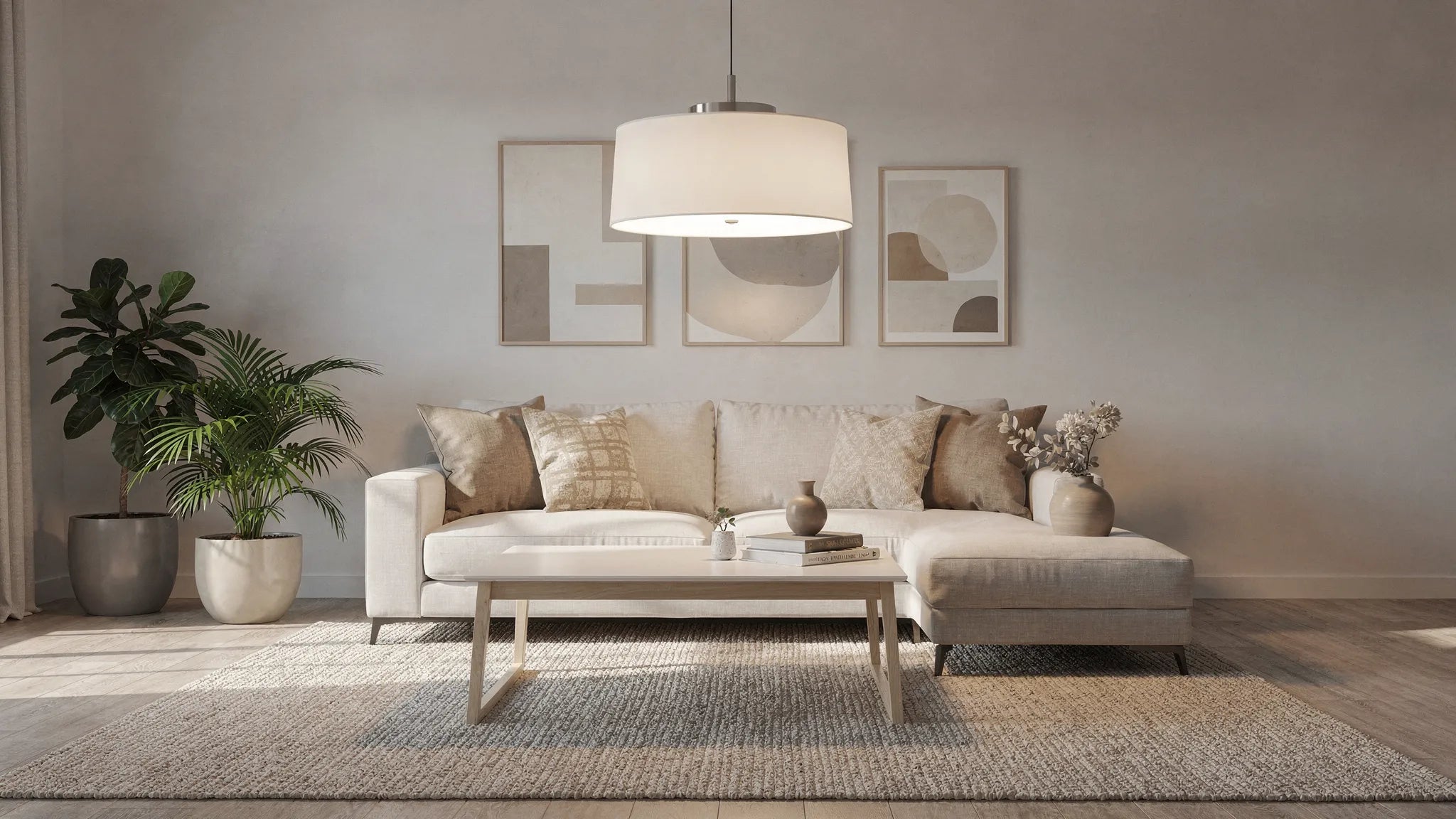 Deckenlampe Wohnzimmer: So findest du die perfekte Größe