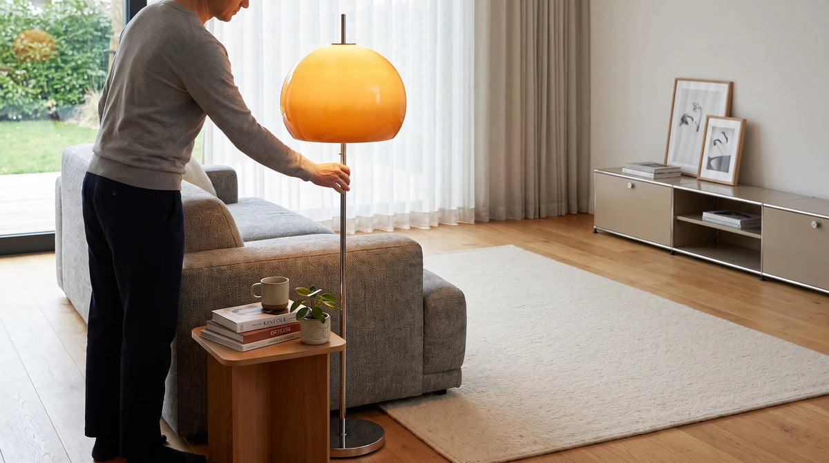 60er-Jahre-Lampen modern kombinieren ohne Retro-Kitsch