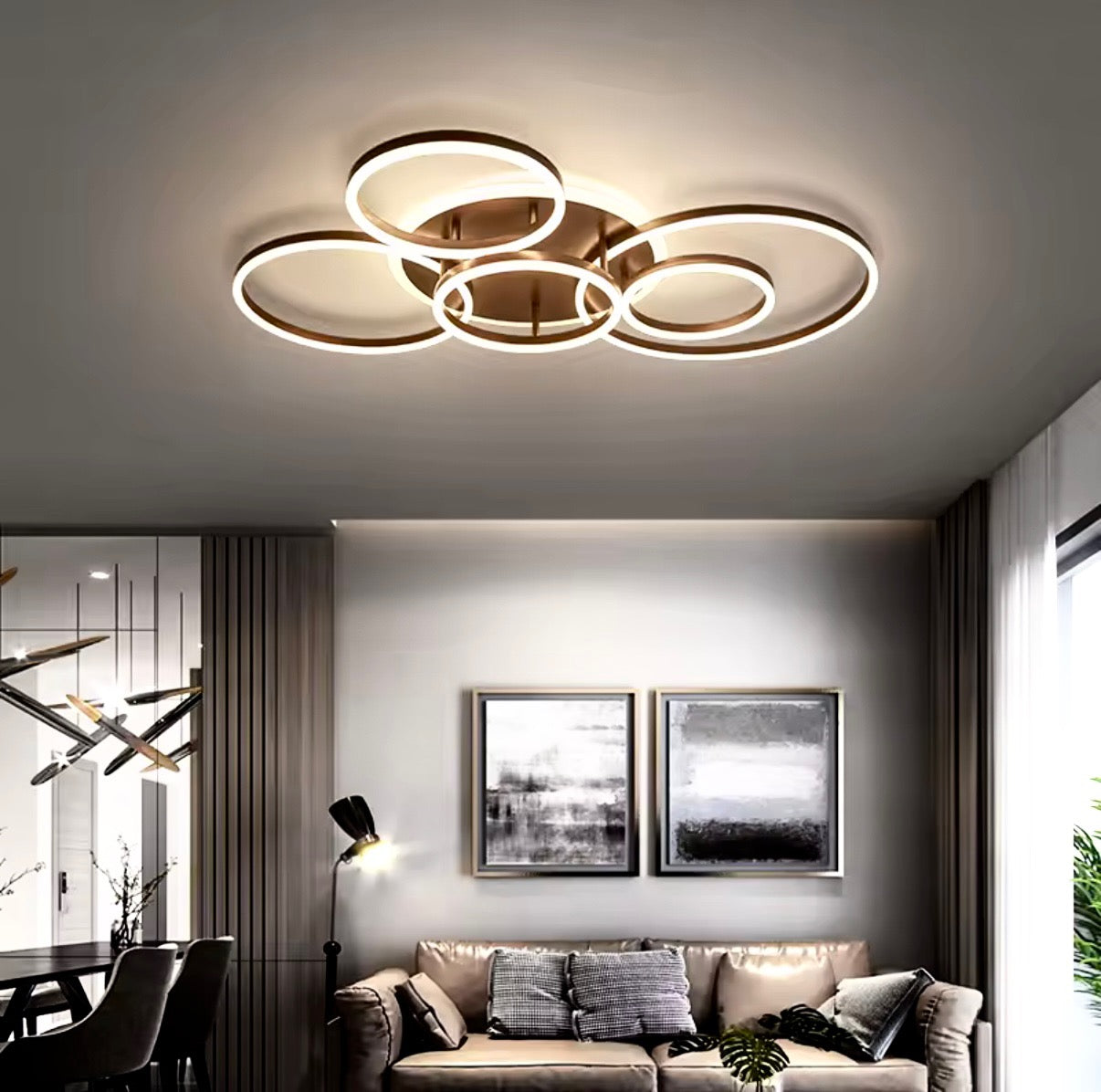 Halo Modern ceiling lamp