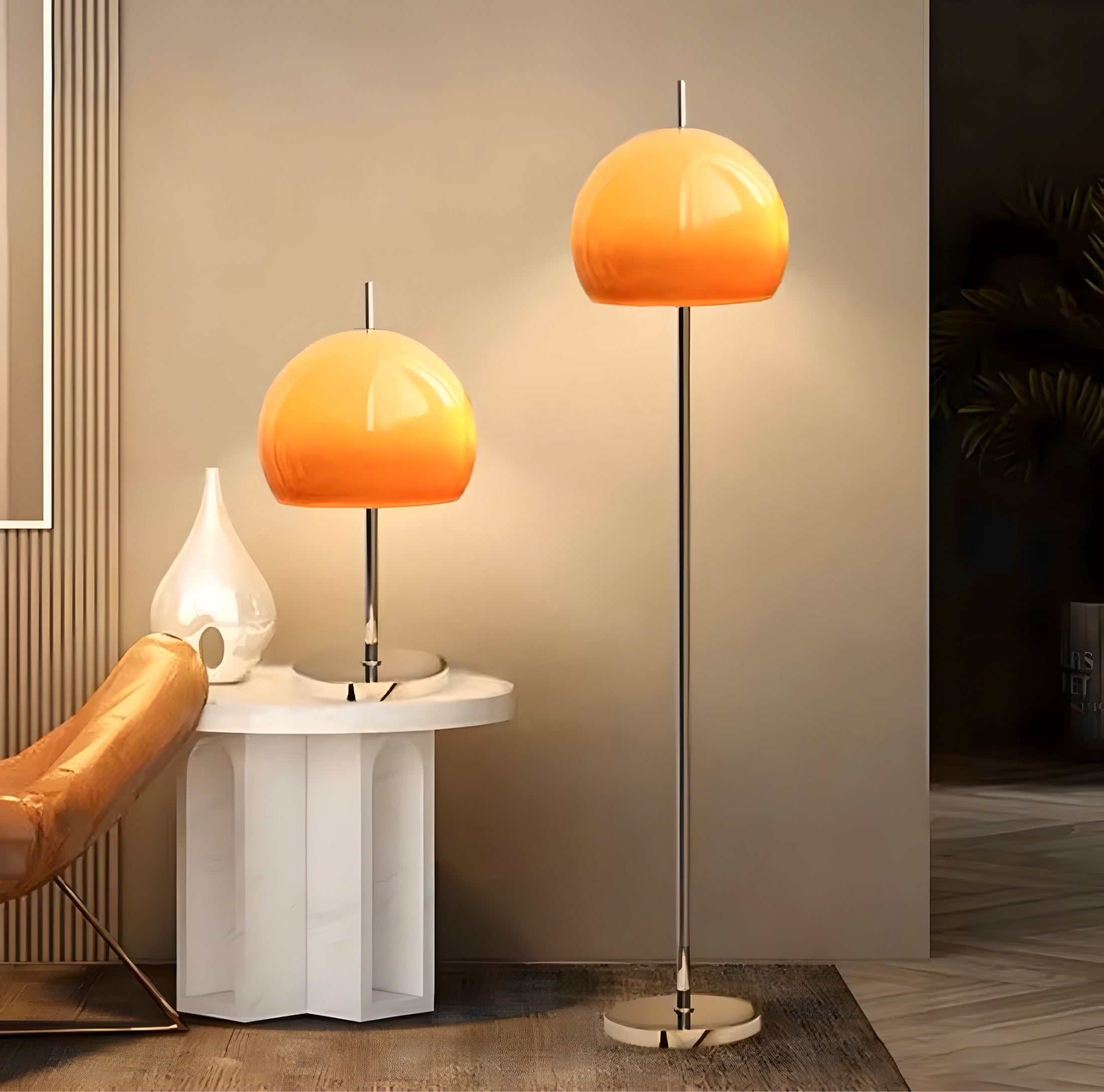 Vintage Stehlampe Arancio - BUYnBLUE