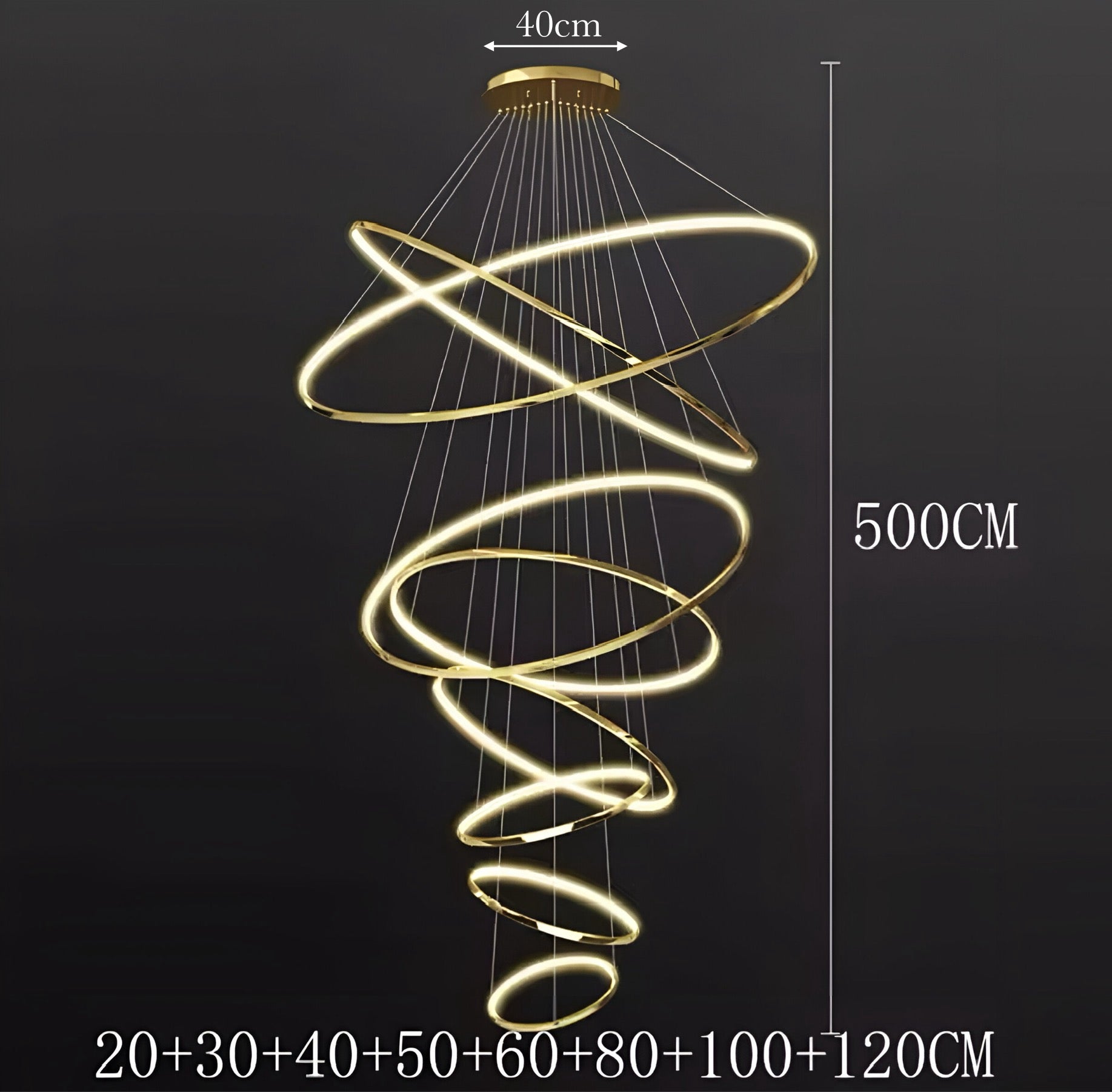 Kronleuchter Nordic Circla - BUYnBLUE