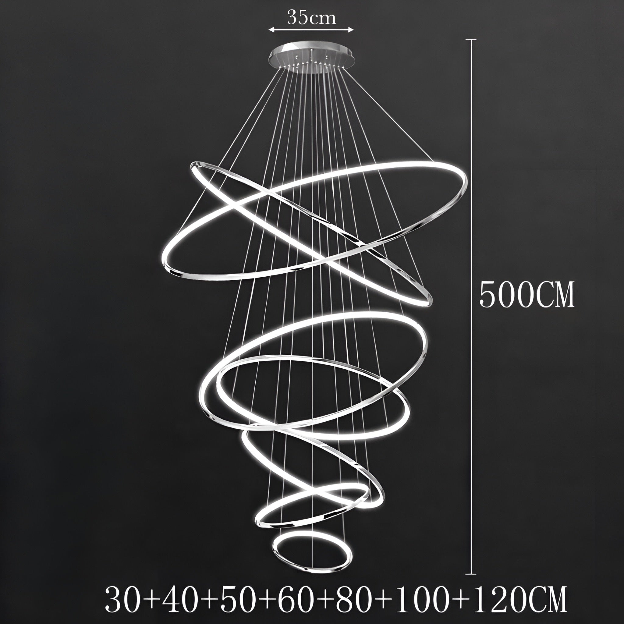 Chandelier Nordic Circla