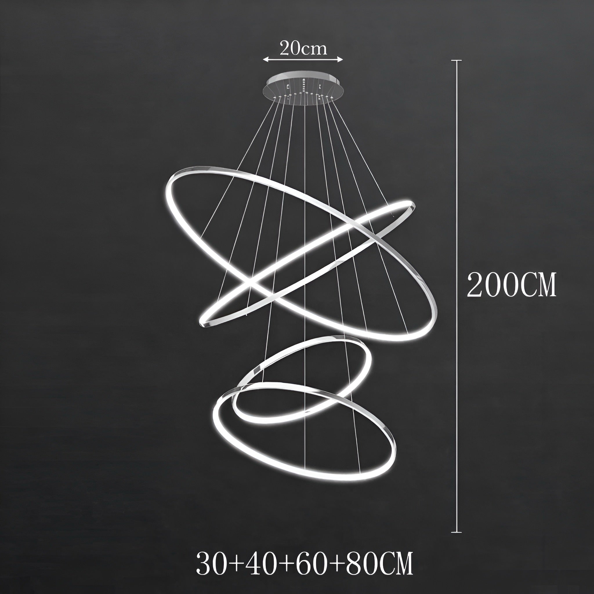 Chandelier Nordic Circla