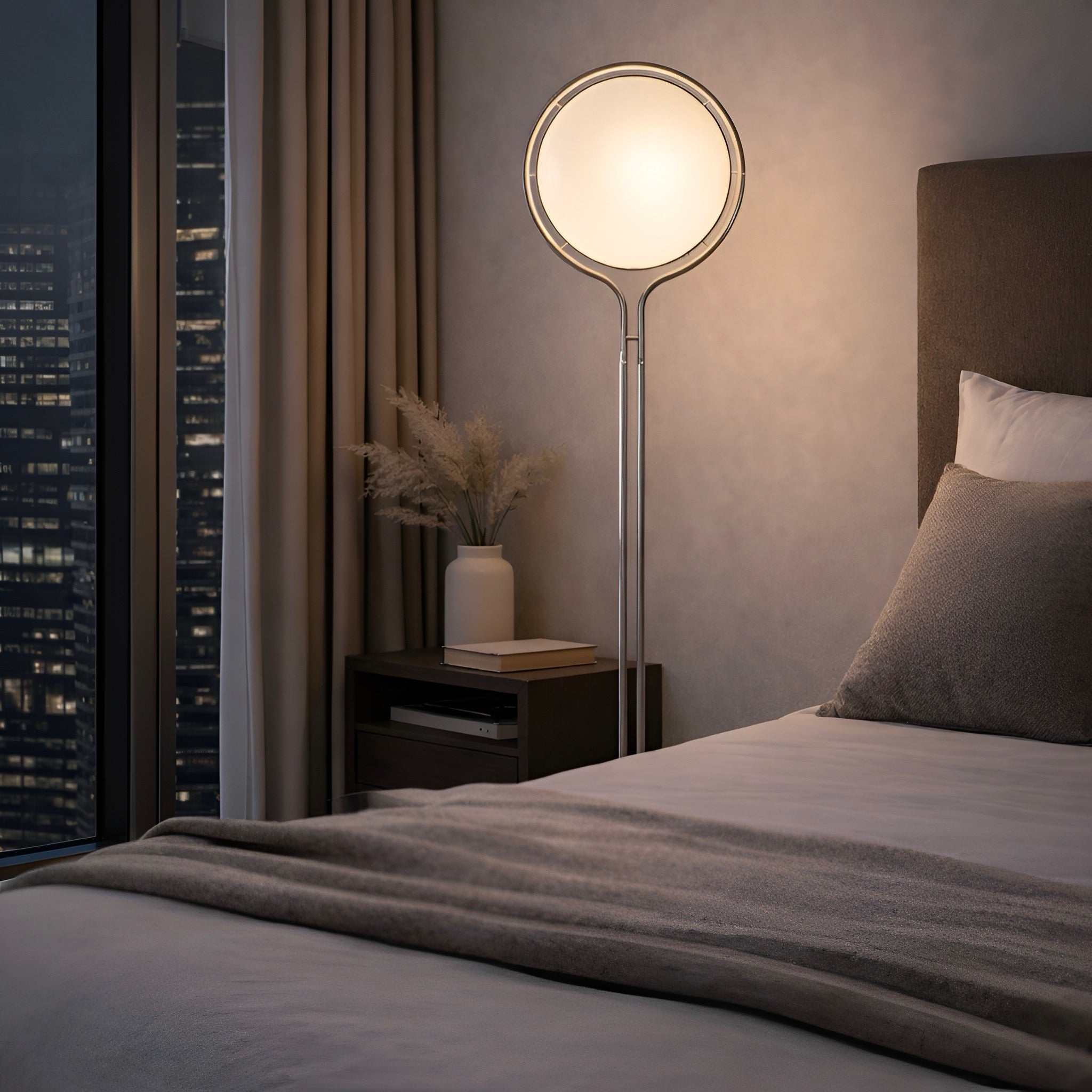 Designer Stehlampe Globo Bianco