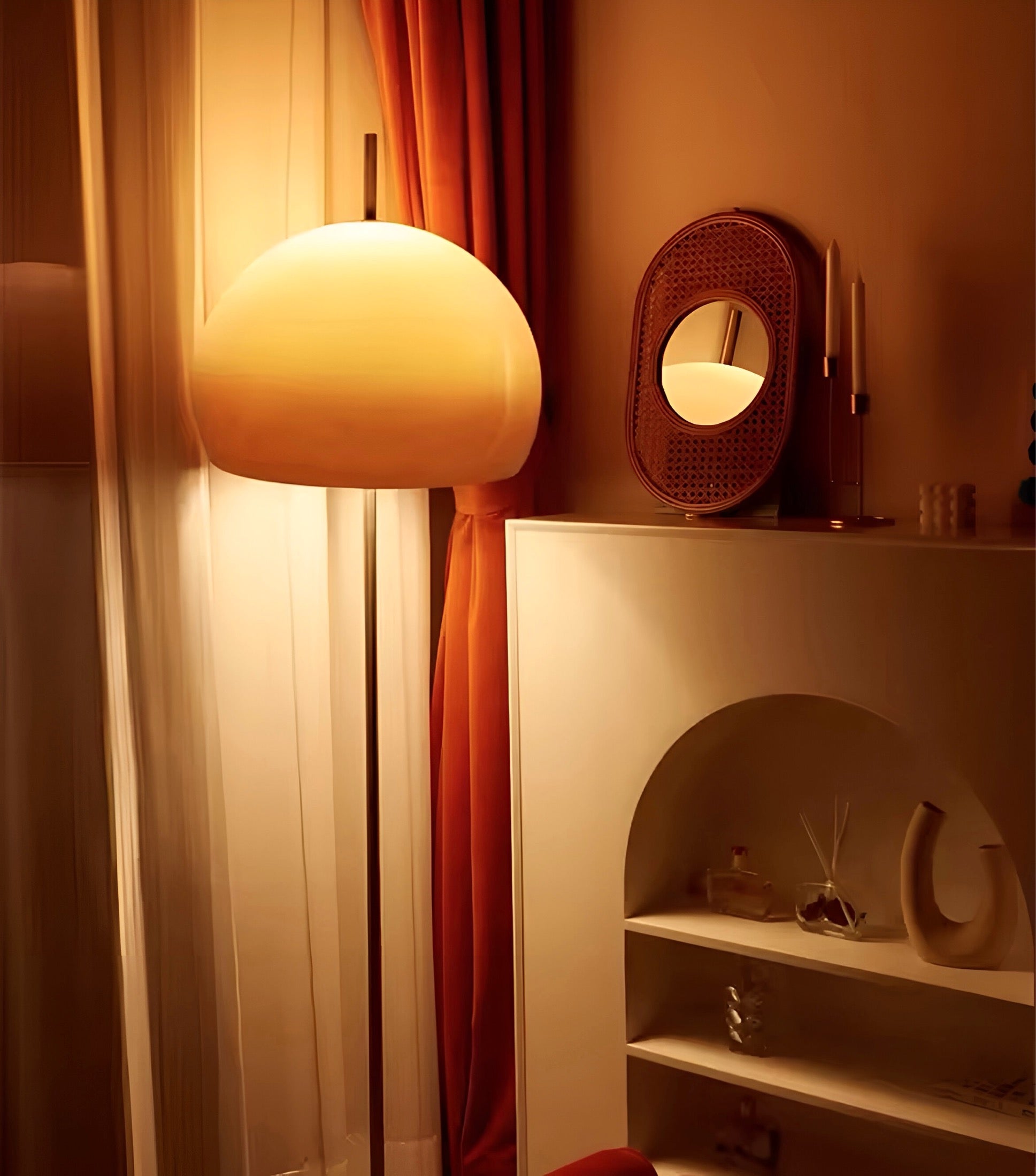 Vintage Stehlampe Arancio - BUYnBLUE