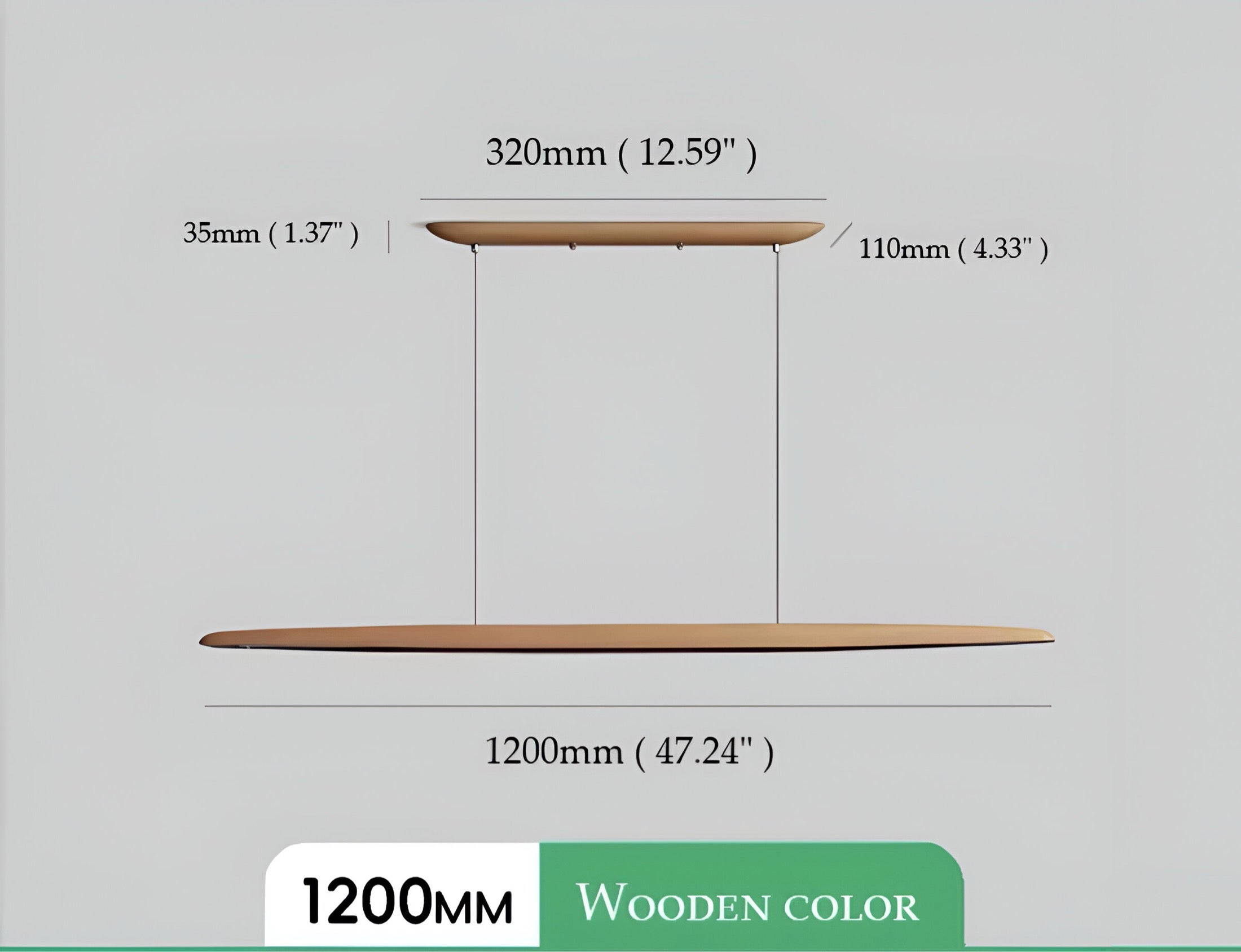 Pendelleuchte Walnut Glow - BUYnBLUE