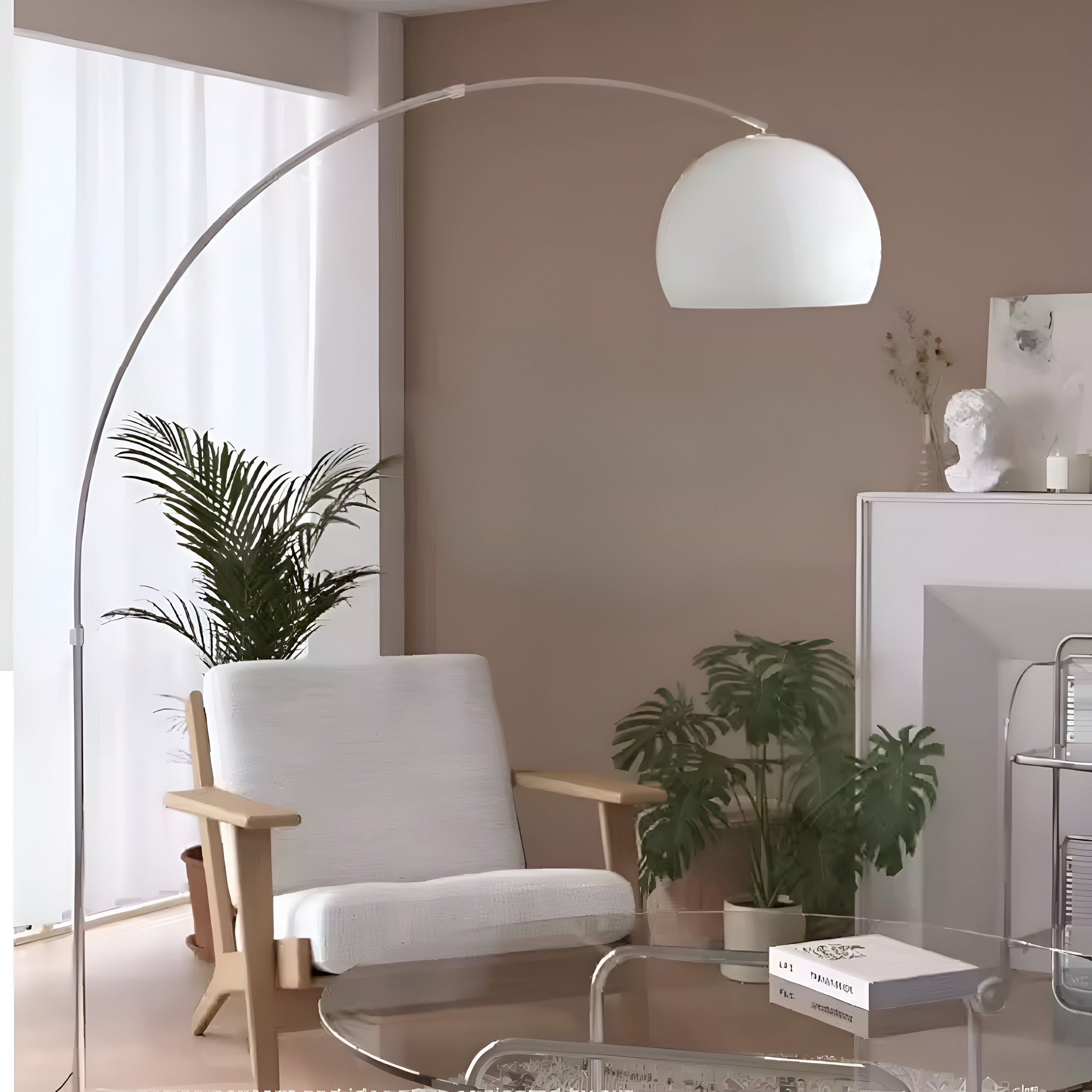 Bogen-Stehlampe Arancio