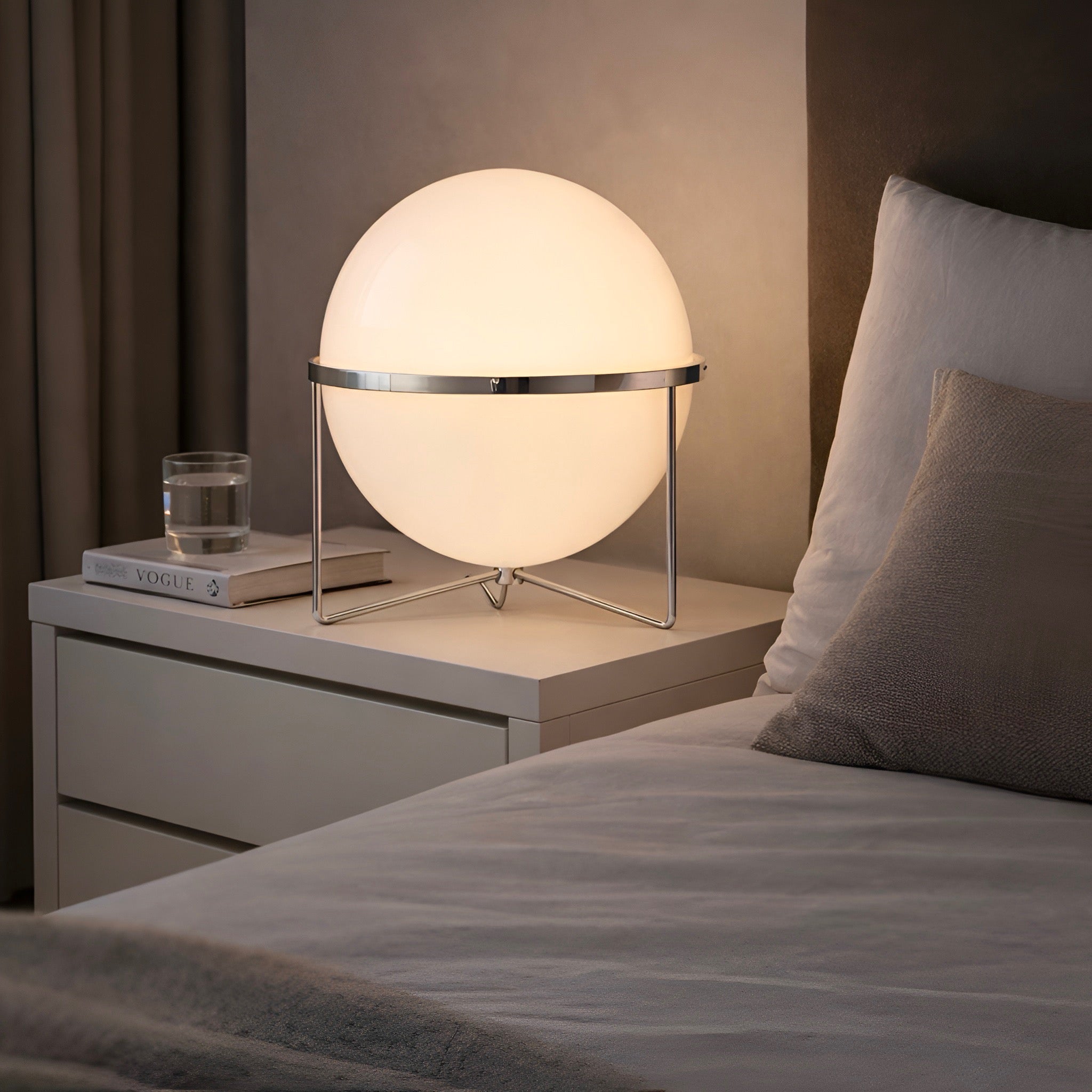 Designer Stehlampe Globo Bianco