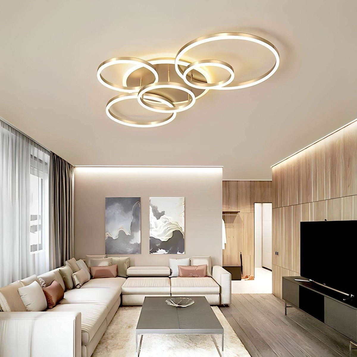 Deckenlampe Halo Modern
