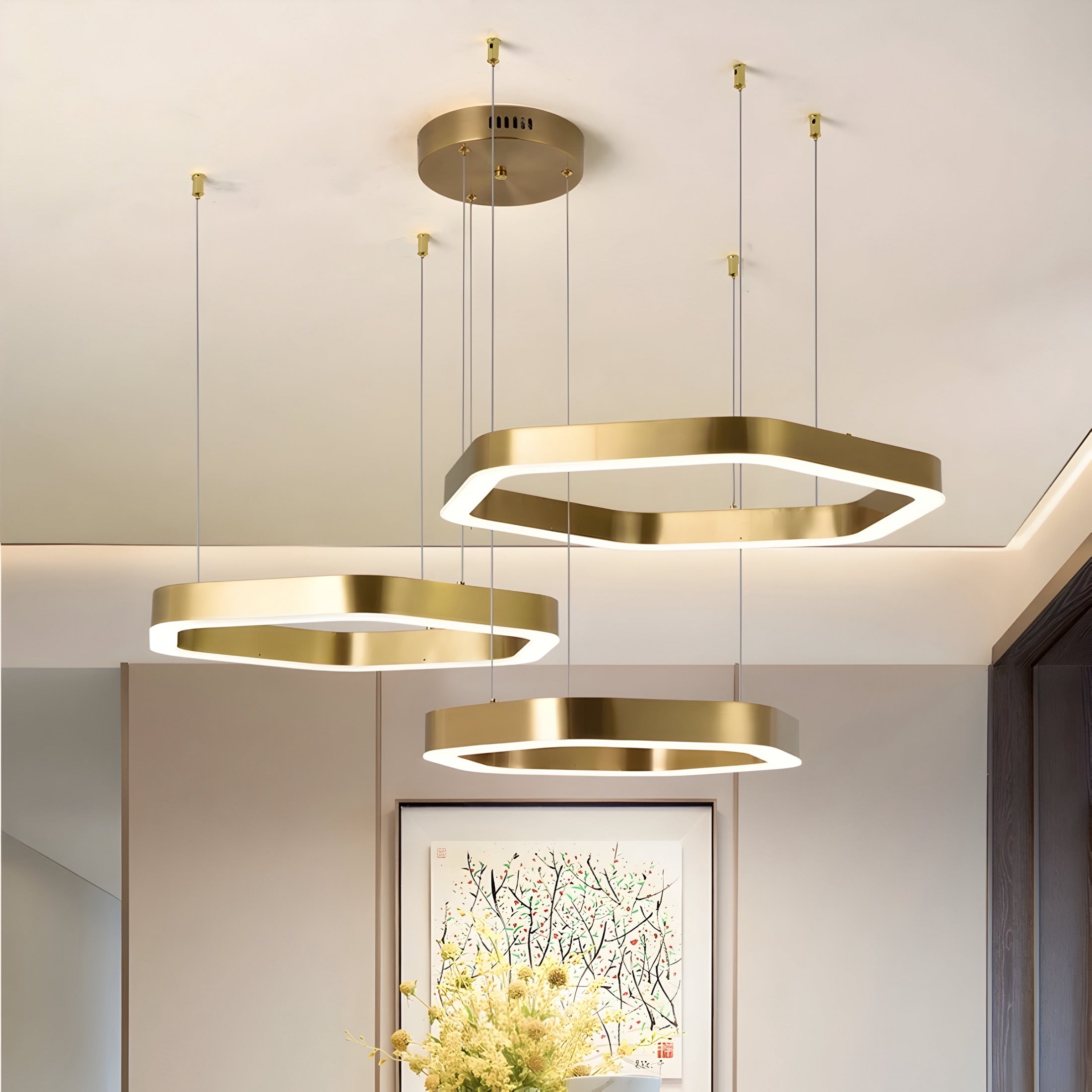 Designer Pendelleuchte Hexagon - BUYnBLUE