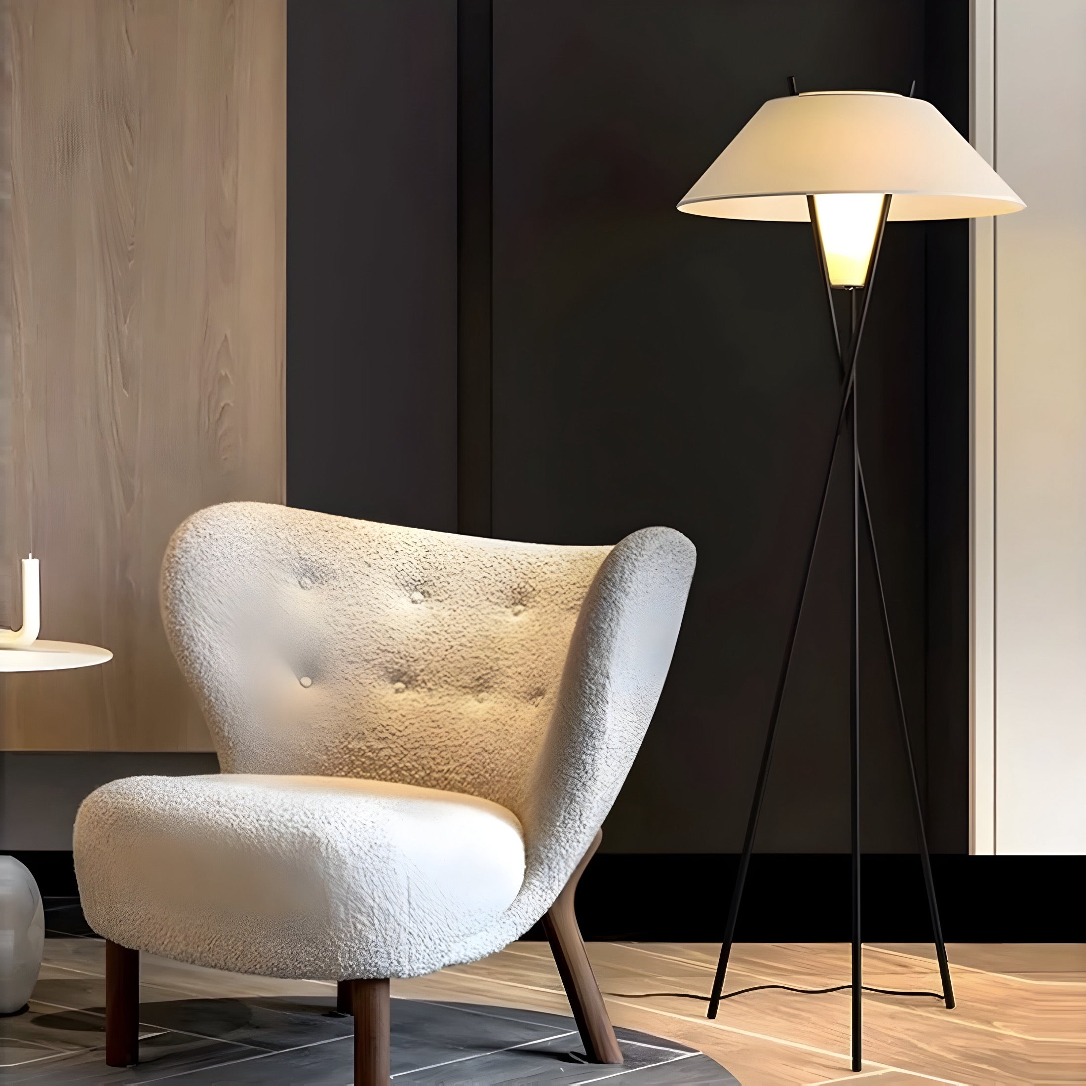 Designer Stehlampe Japandi - BUYnBLUE