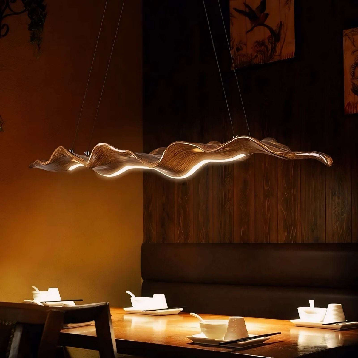 Japandi dining table lamp