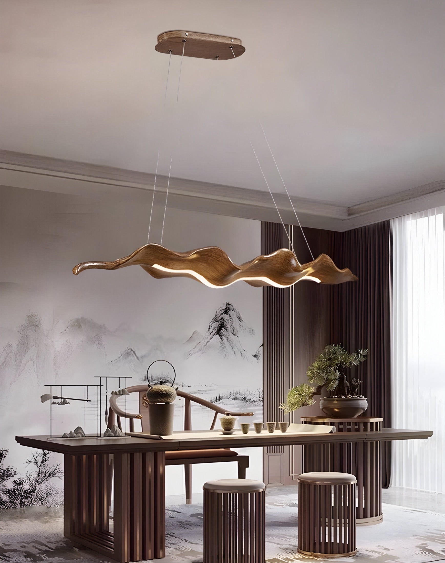 Esstischlampe Japandi - BUYnBLUE