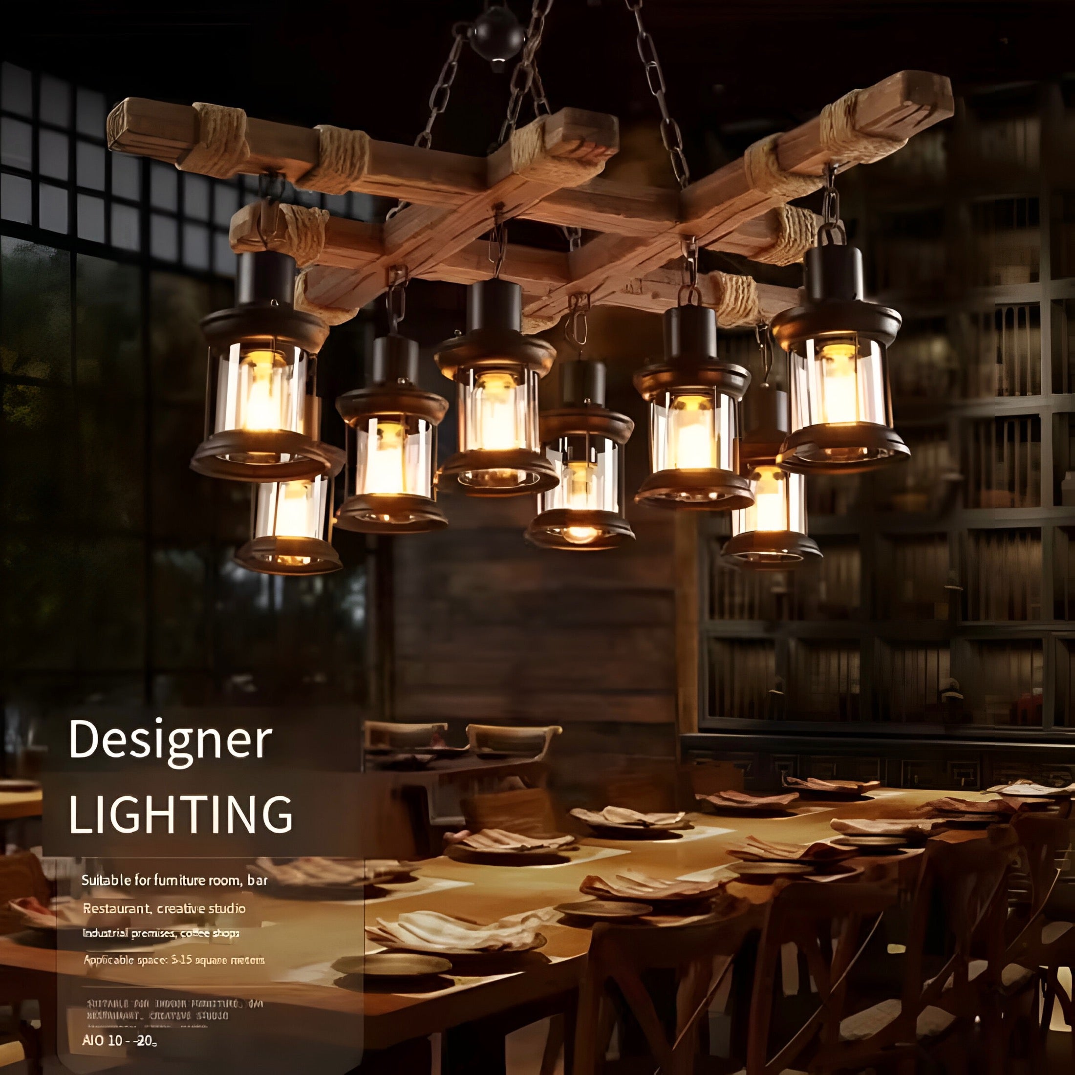 suspension luminaire Pirate moderne