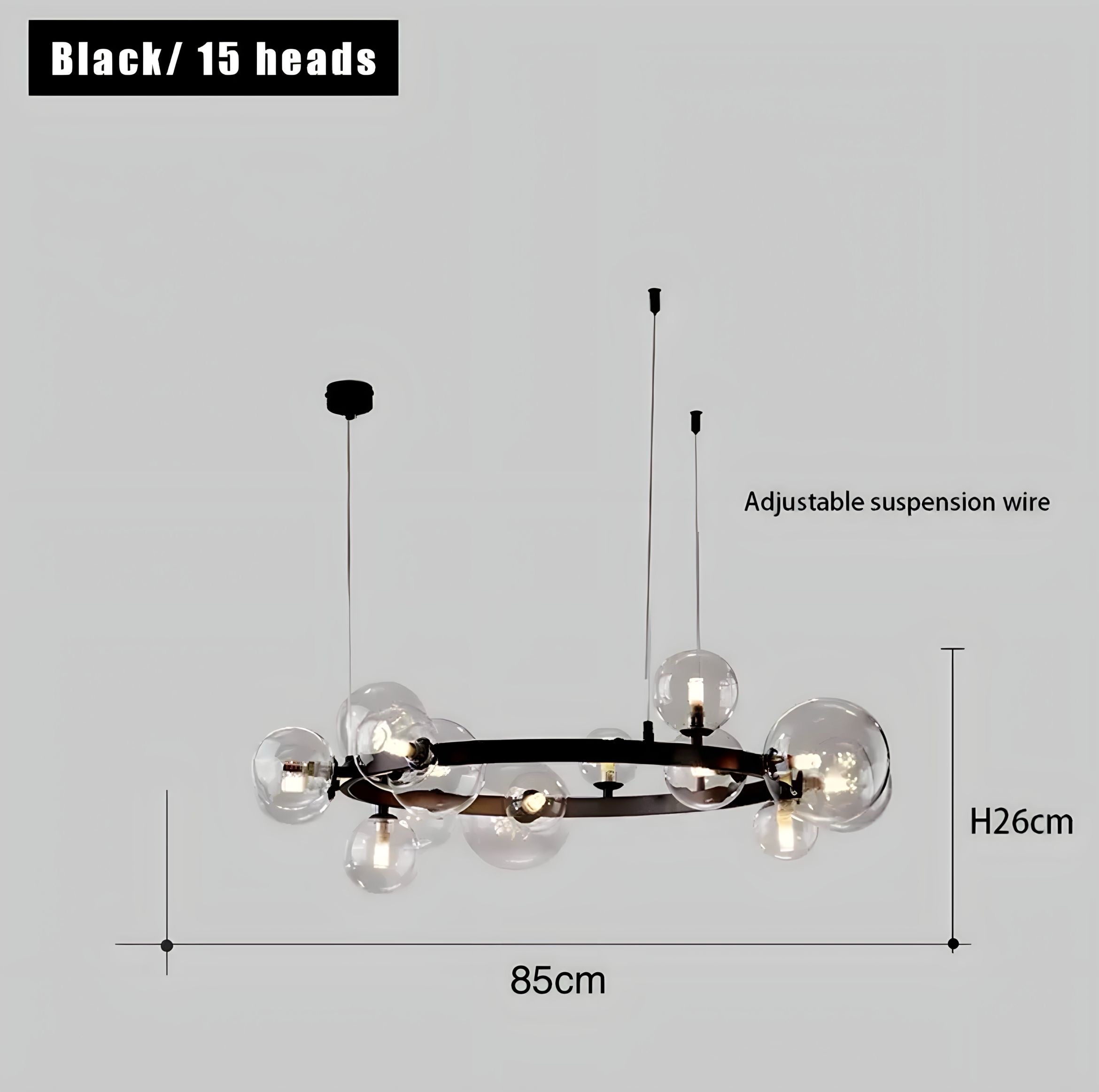 suspension luminaire Bolla Deluxe - BUYnBLUE