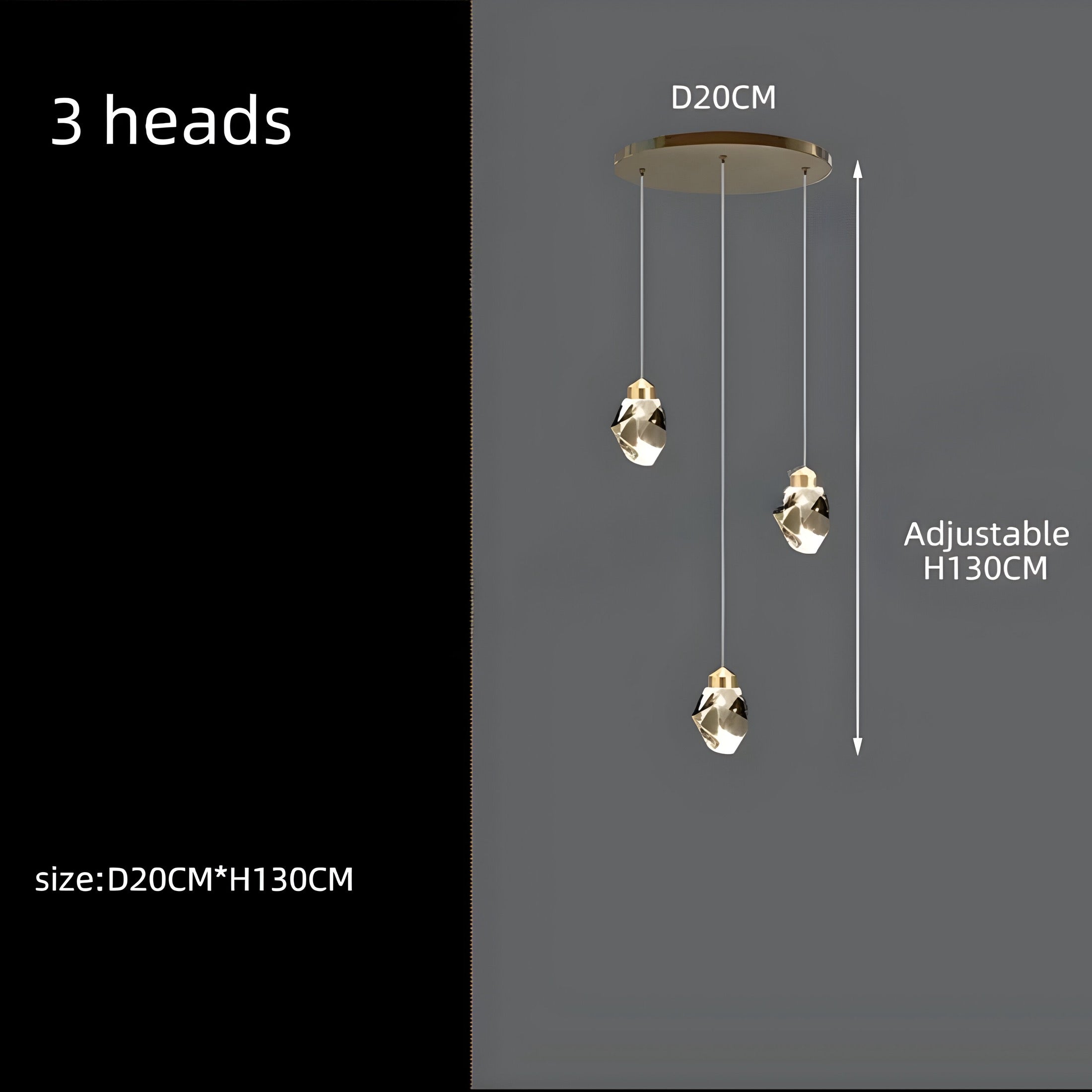 Kronleuchter Modern Cristallo - BUYnBLUE