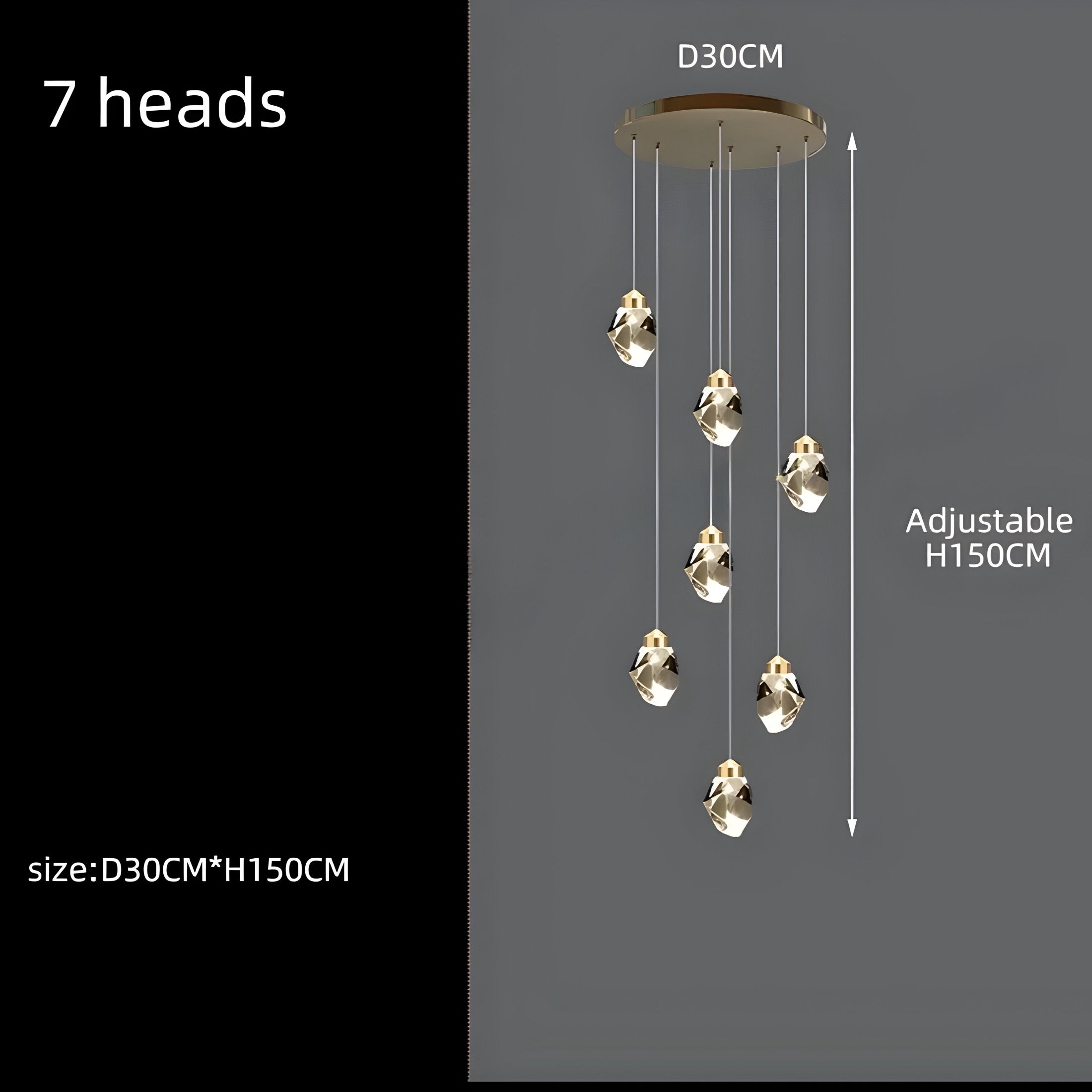 Kronleuchter Modern Cristallo - BUYnBLUE