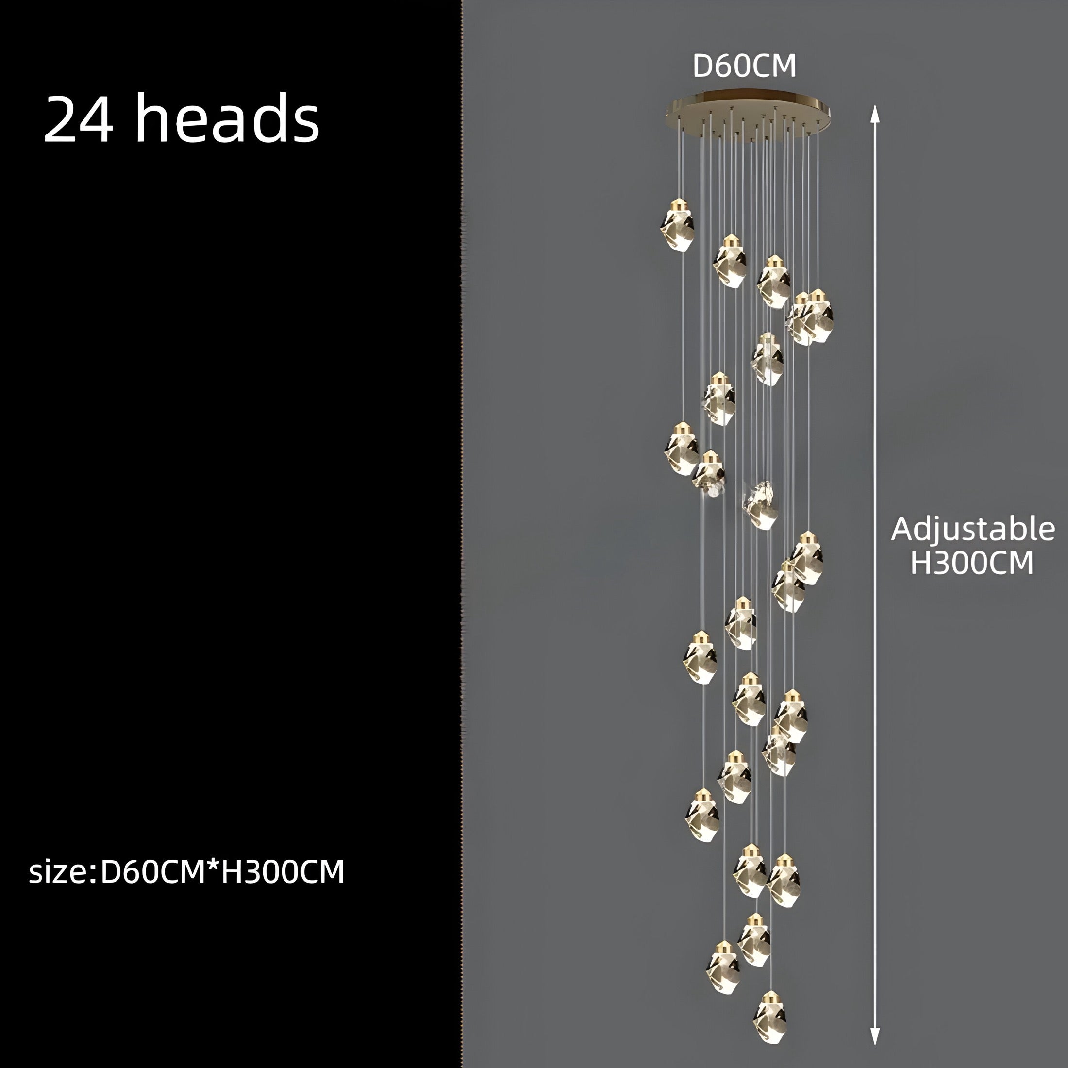 Kronleuchter Modern Cristallo - BUYnBLUE