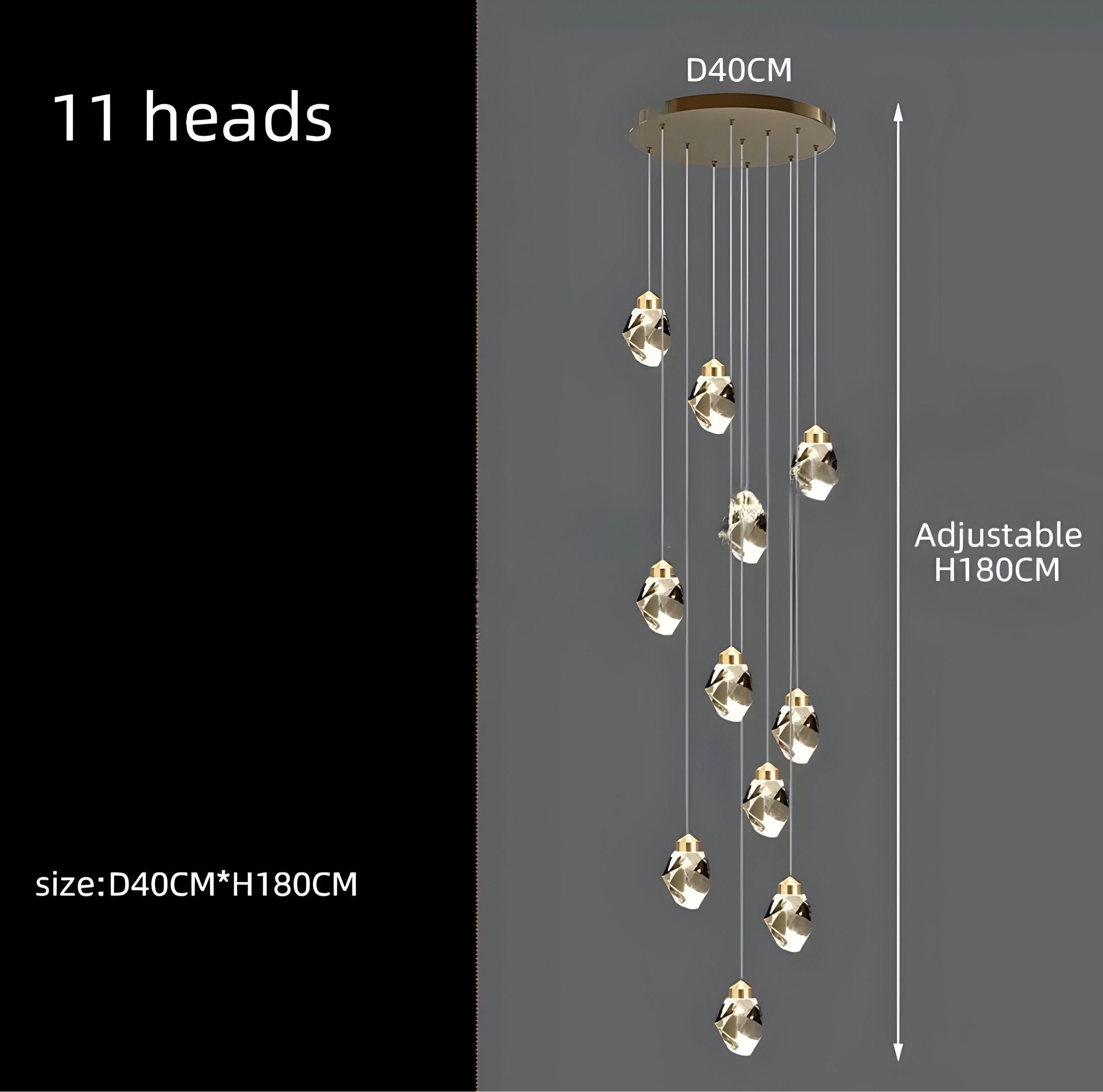 Kronleuchter Modern Cristallo - BUYnBLUE