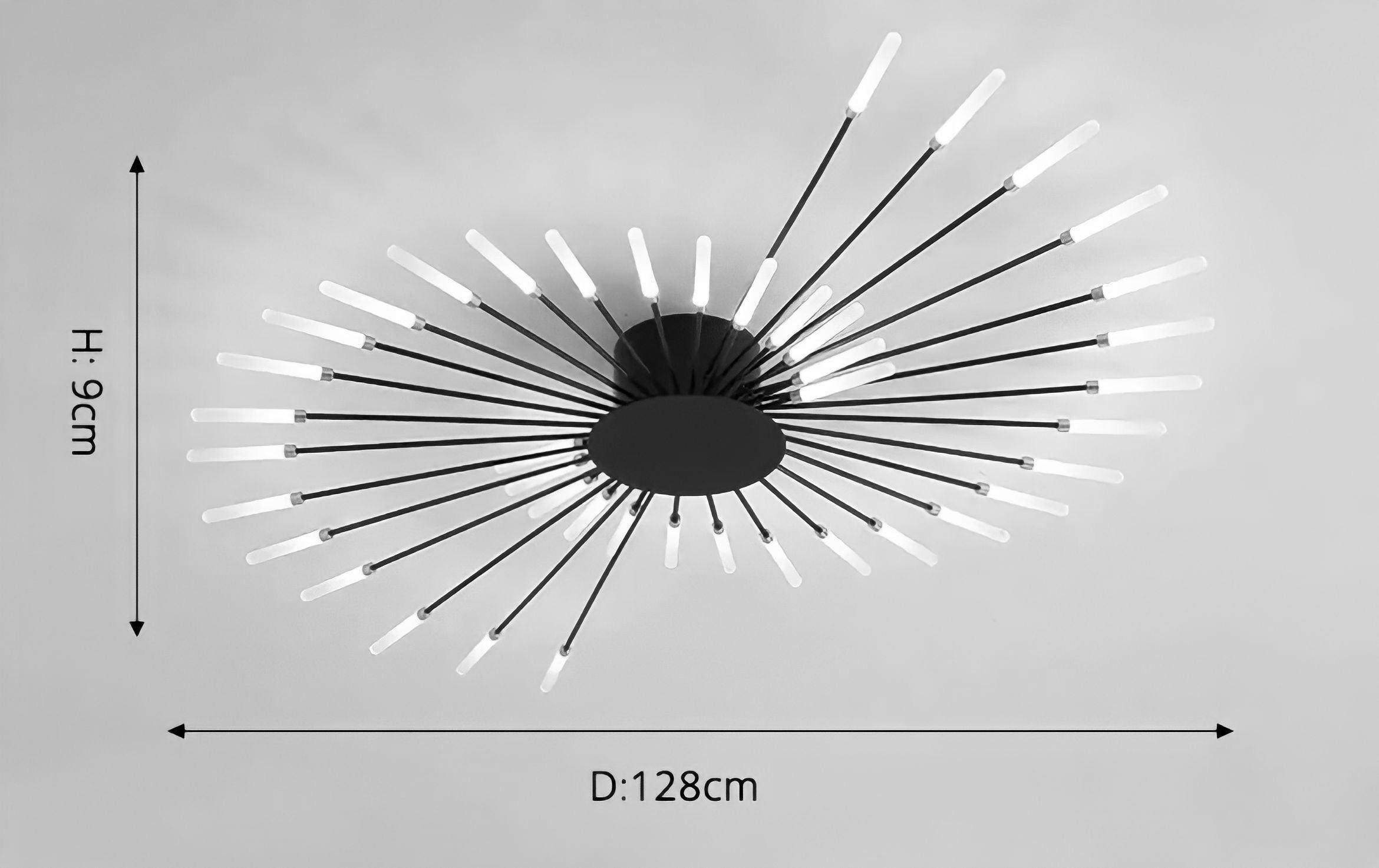 Moderne Deckenlampe im Stacheldesign - BUYnBLUE