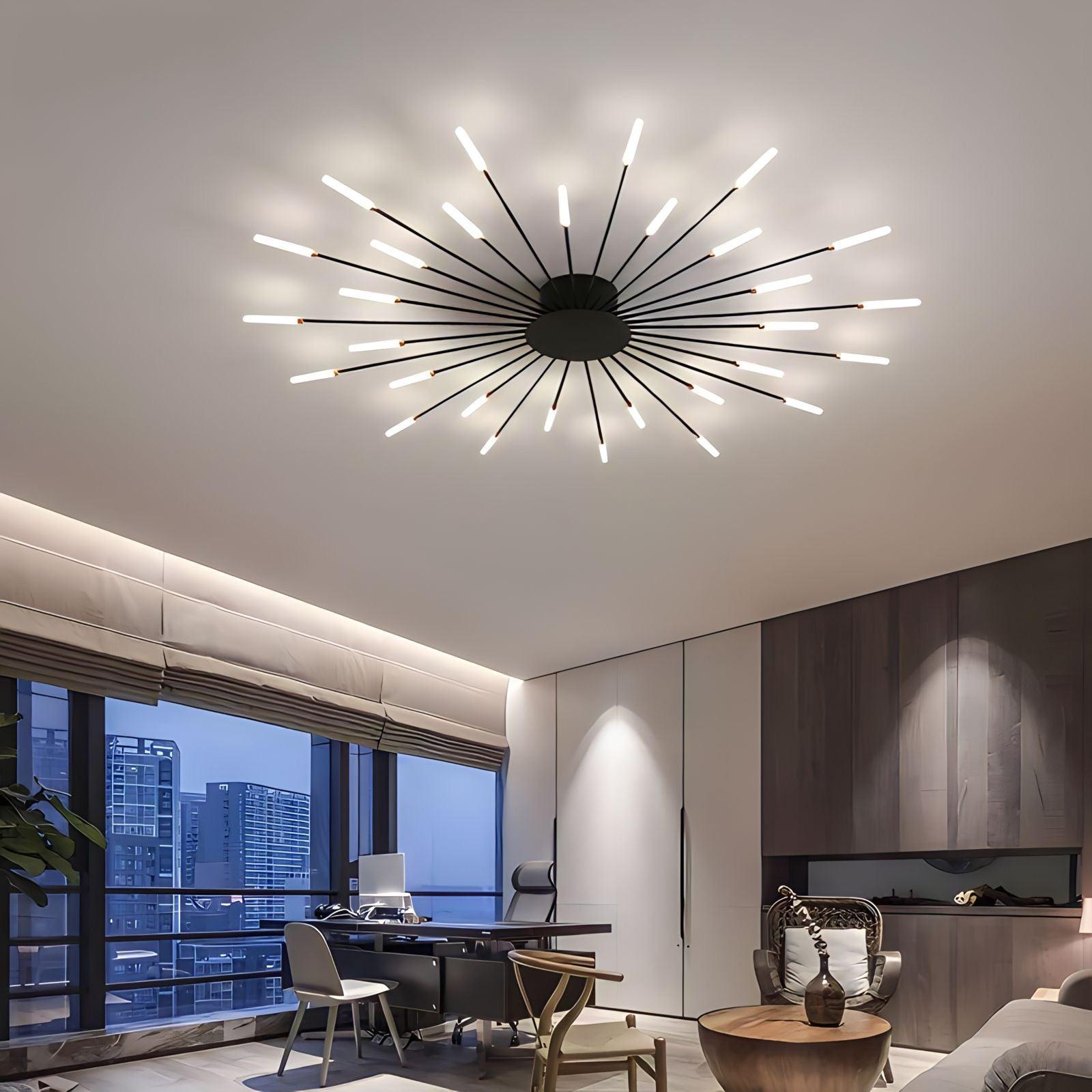 Moderne Deckenlampe im Stacheldesign - BUYnBLUE