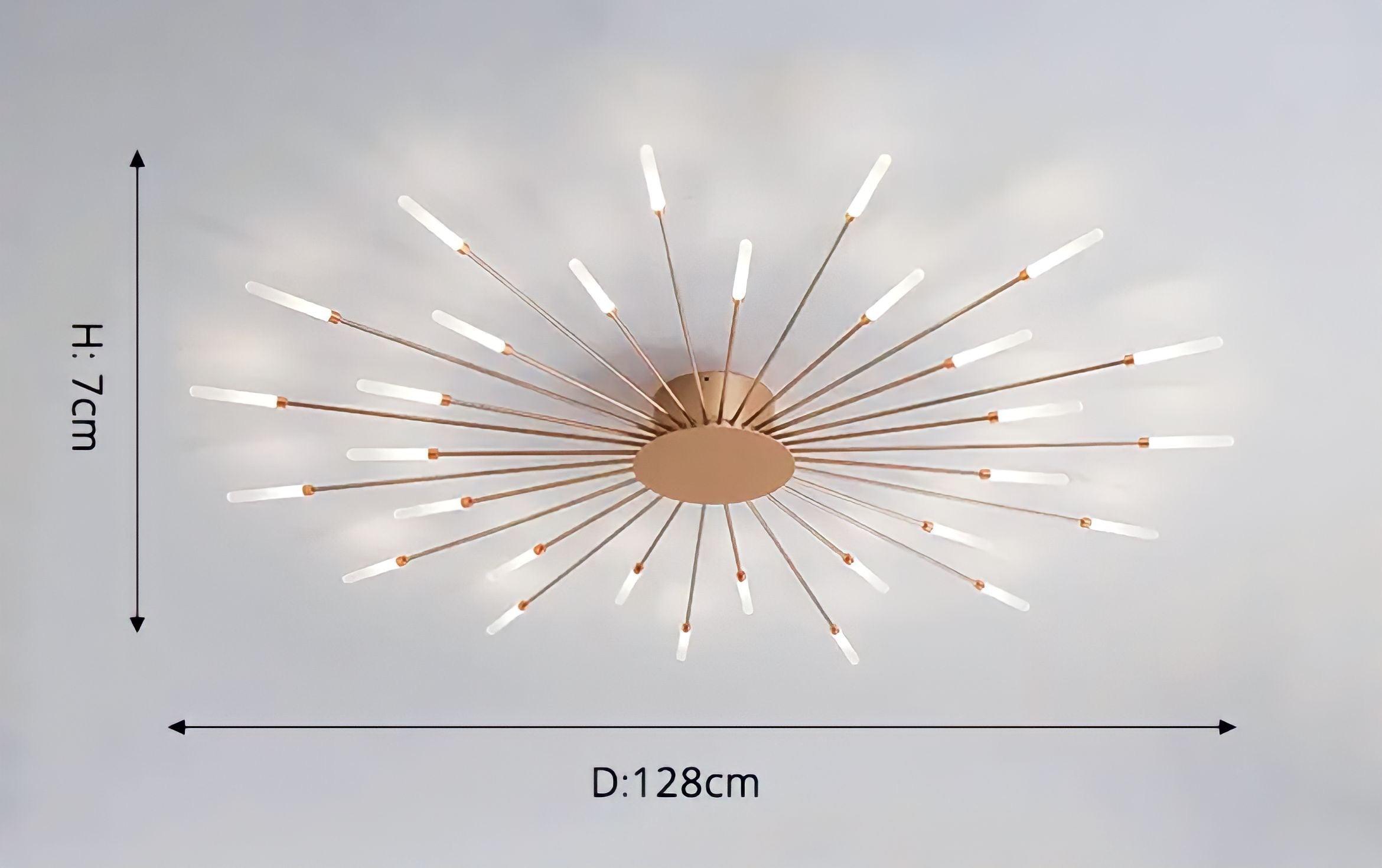 Moderne Deckenlampe im Stacheldesign - BUYnBLUE