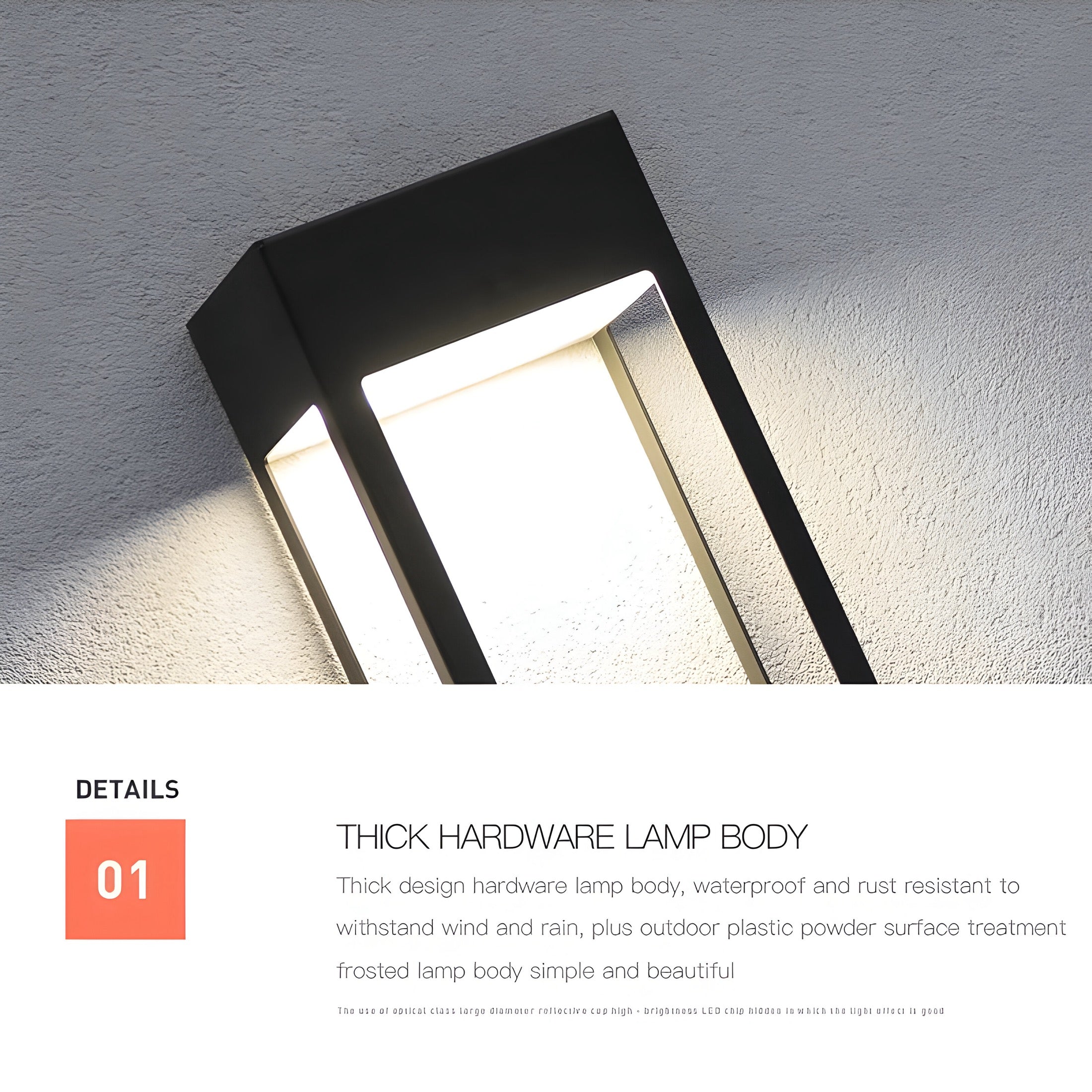 Outdoor Lampe Scatola Vetro - BUYnBLUE