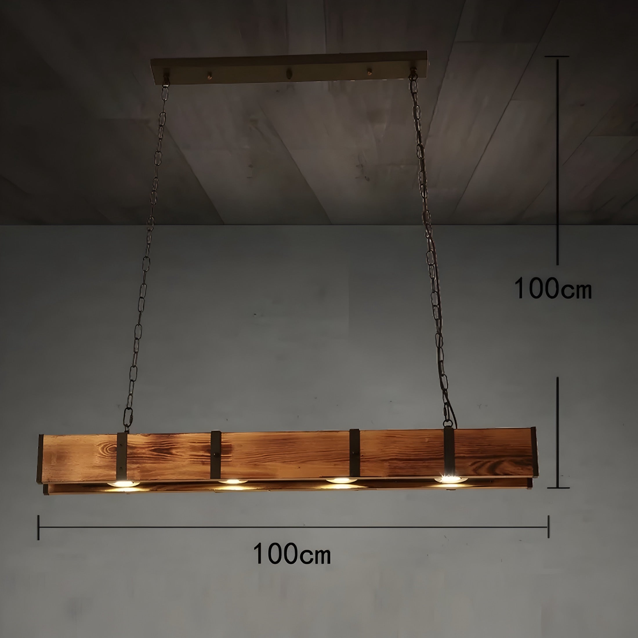 Pendelleuchte Retro Legno - BUYnBLUE