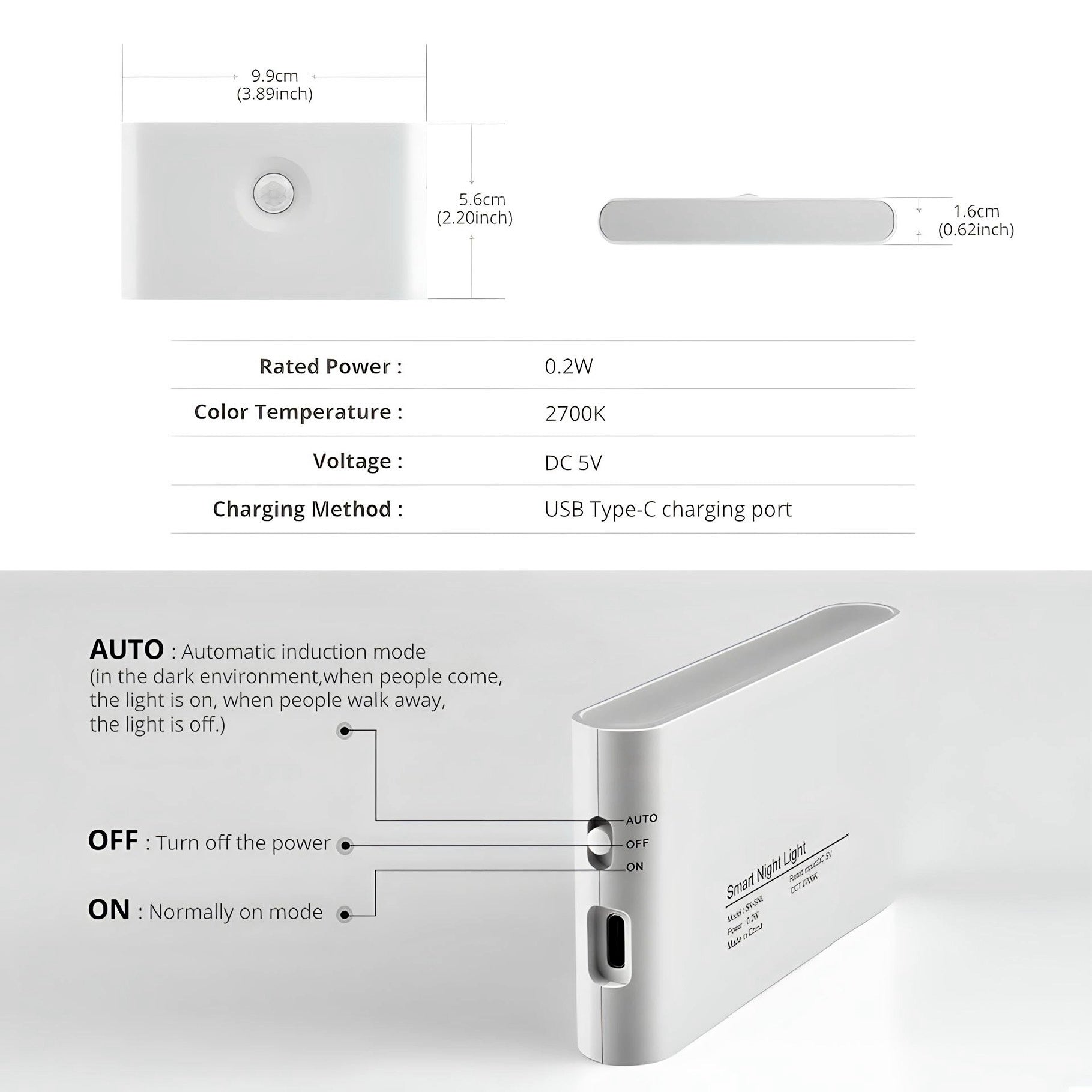 Smart Home Wandleuchte - BUYnBLUE