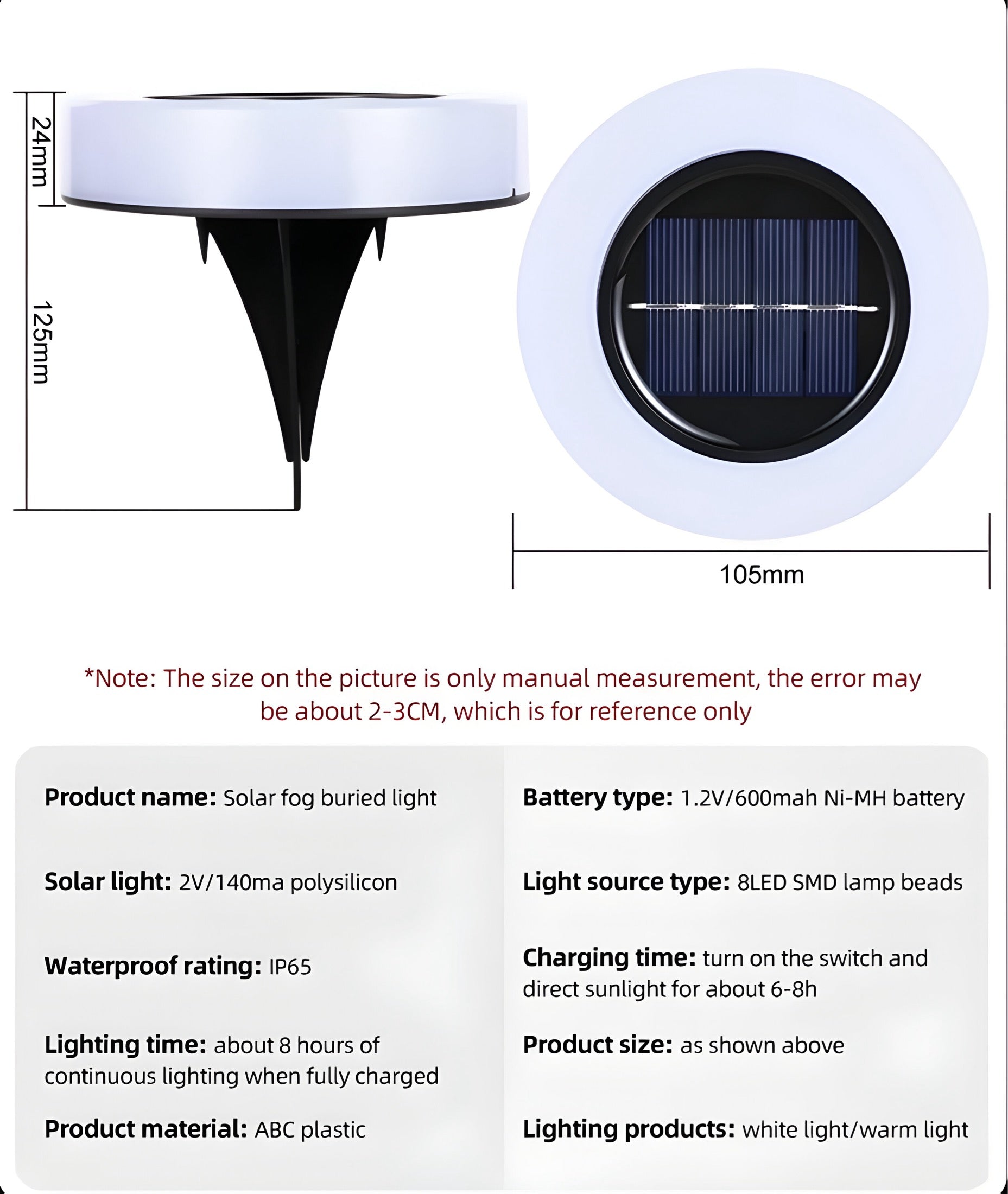 Lampada solare da esterno Nordic Kivi - BUYnBLUE