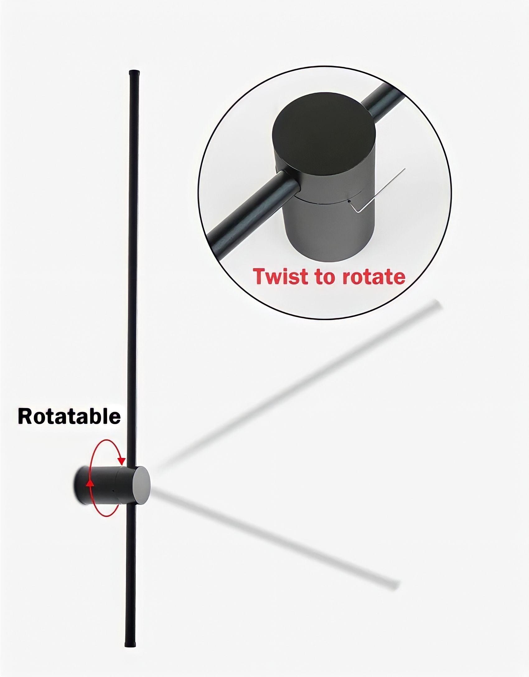 Wandleuchte 360° Rotation - BUYnBLUE