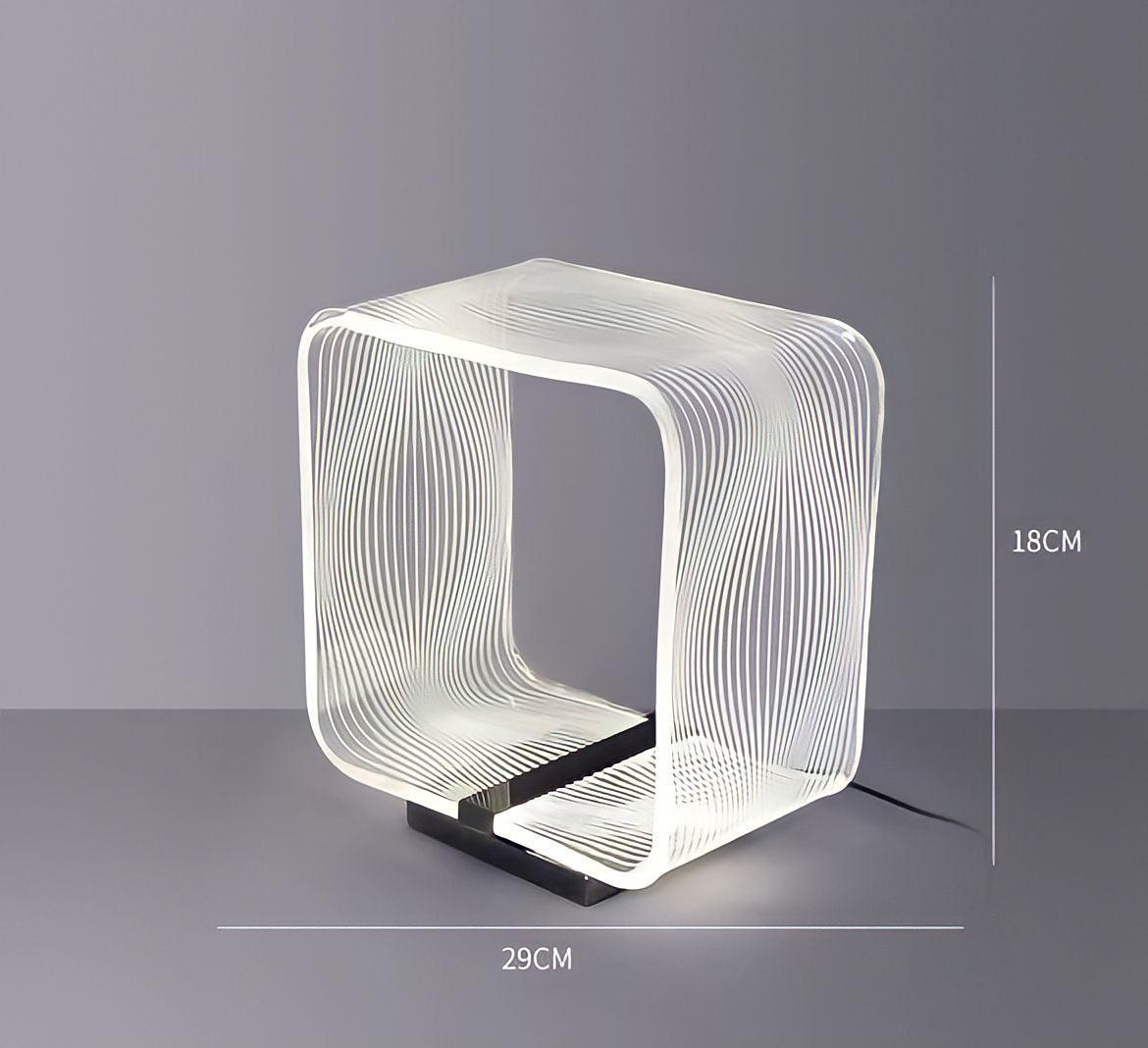 LED Tischlampe in Kubusform - BUYnBLUE