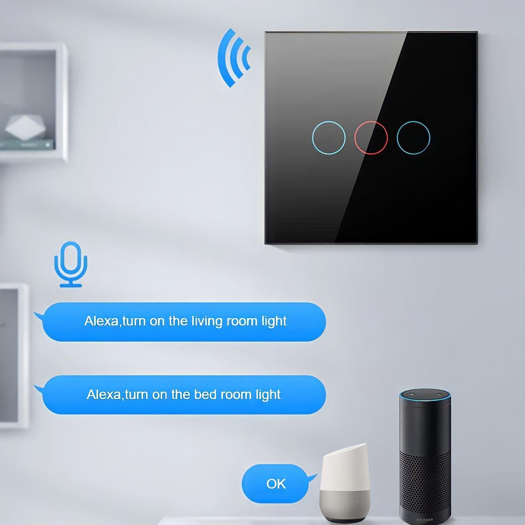 Pannello interruttore luce Smart Home - BUYnBLUE