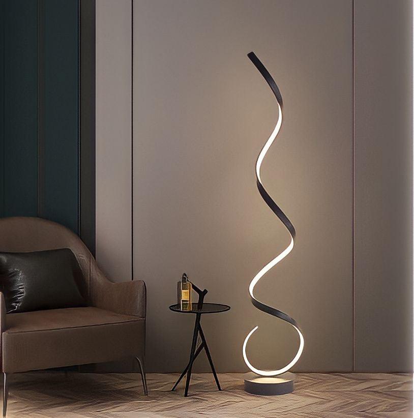 Stehlampe im Spiral Design - BUYnBLUE