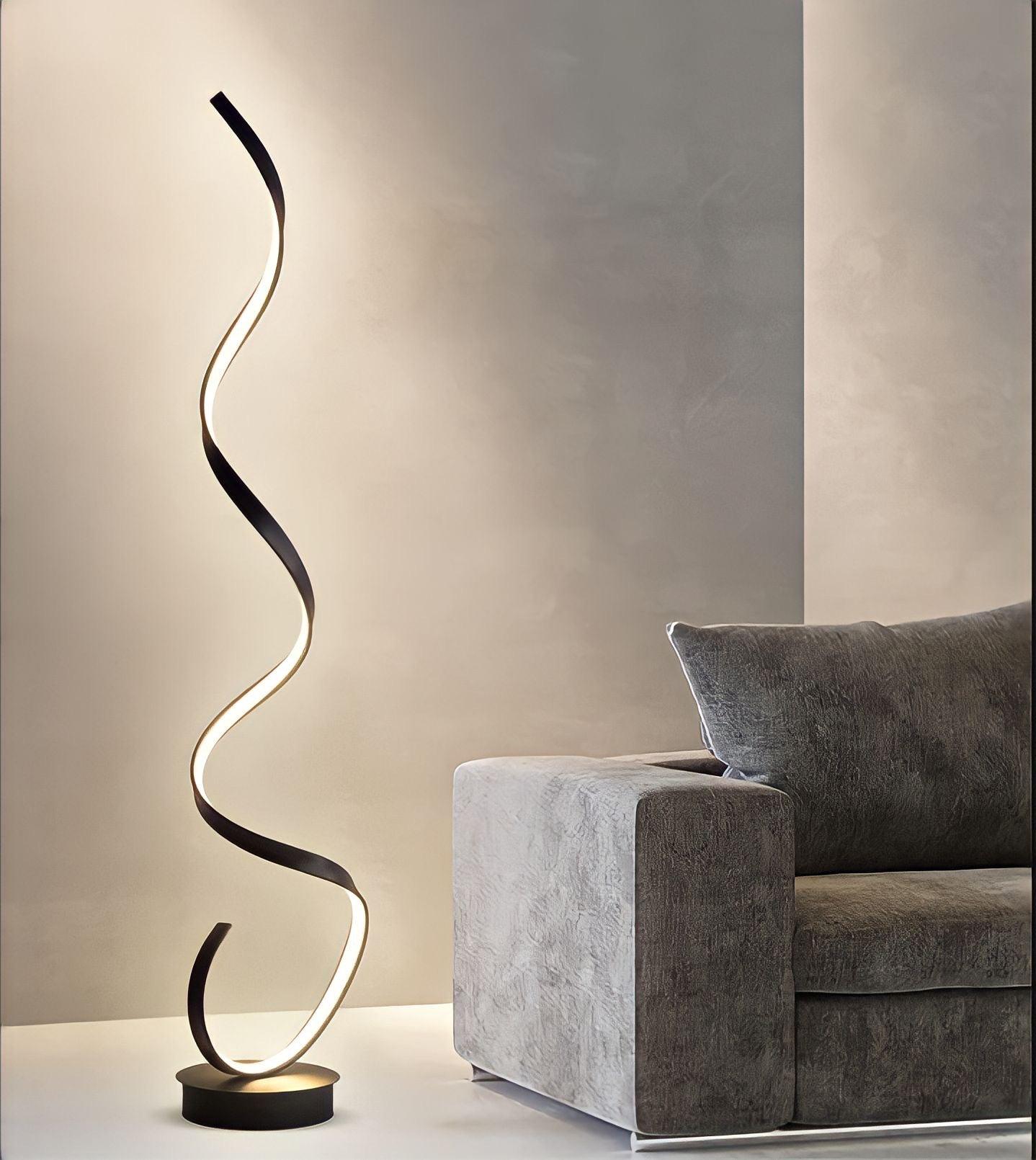 Stehlampe im Spiral Design - BUYnBLUE