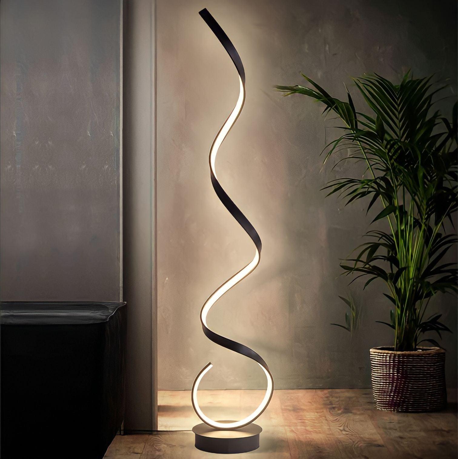 Stehlampe im Spiral Design - BUYnBLUE