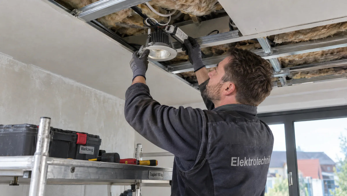 LED-Deckenspots dimmbar bei gedämmten Decken einplanen