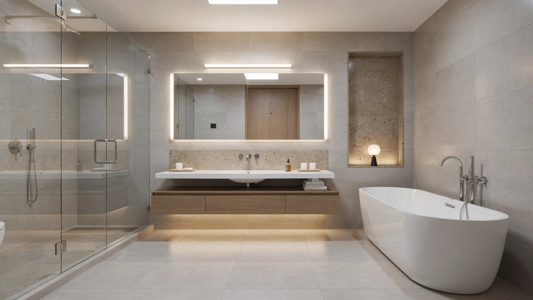 Bad Deckenlicht: Warmweiß oder Neutralweiß im Alltag besser?