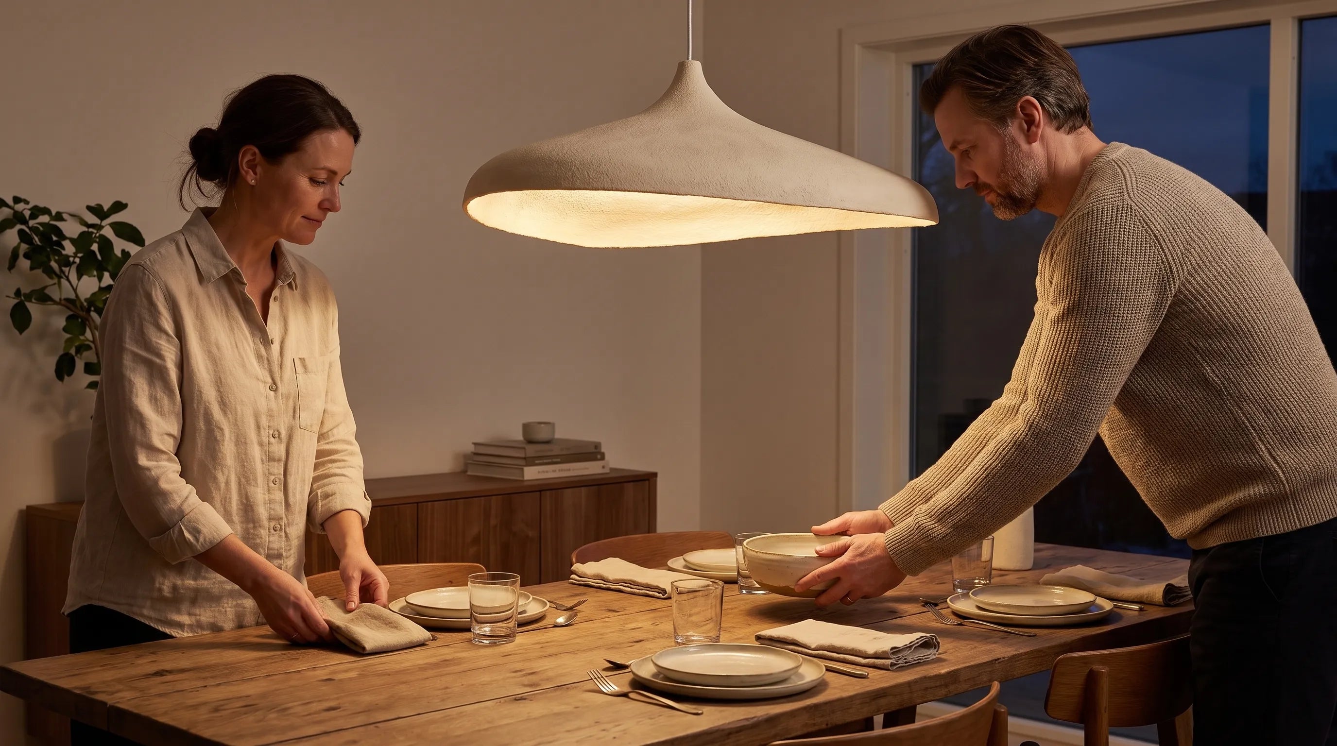 Wabi Sabi: Licht, Materialien und Ruhe verbinden