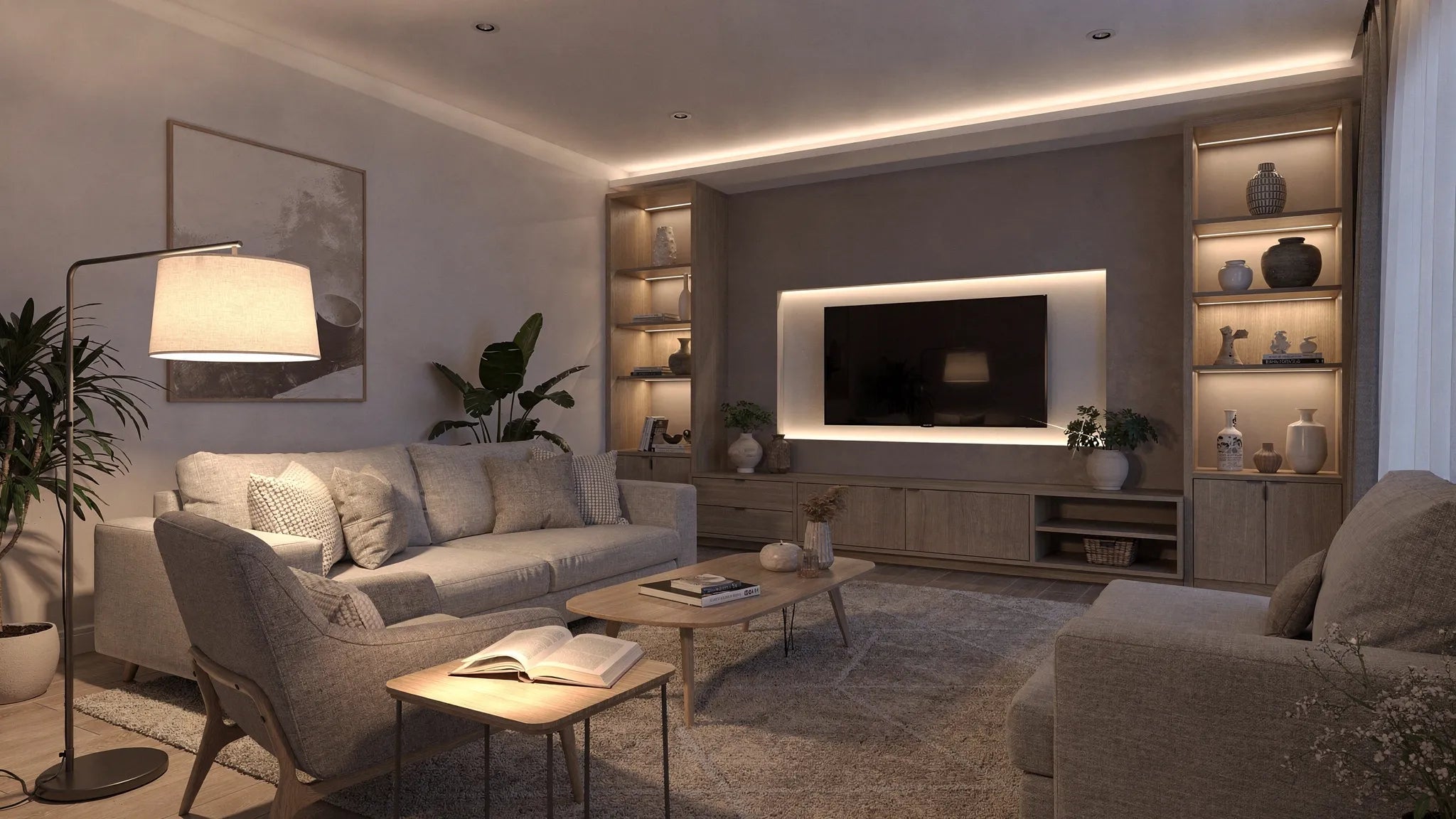 LED Beleuchtung planen: 3-Schichten-Licht fürs ganze Zuhause