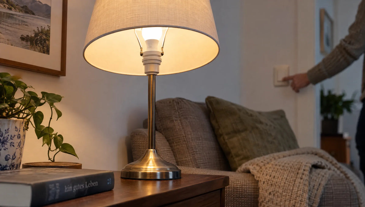 So wird eine LED-Lampe per Schalter dimmbar