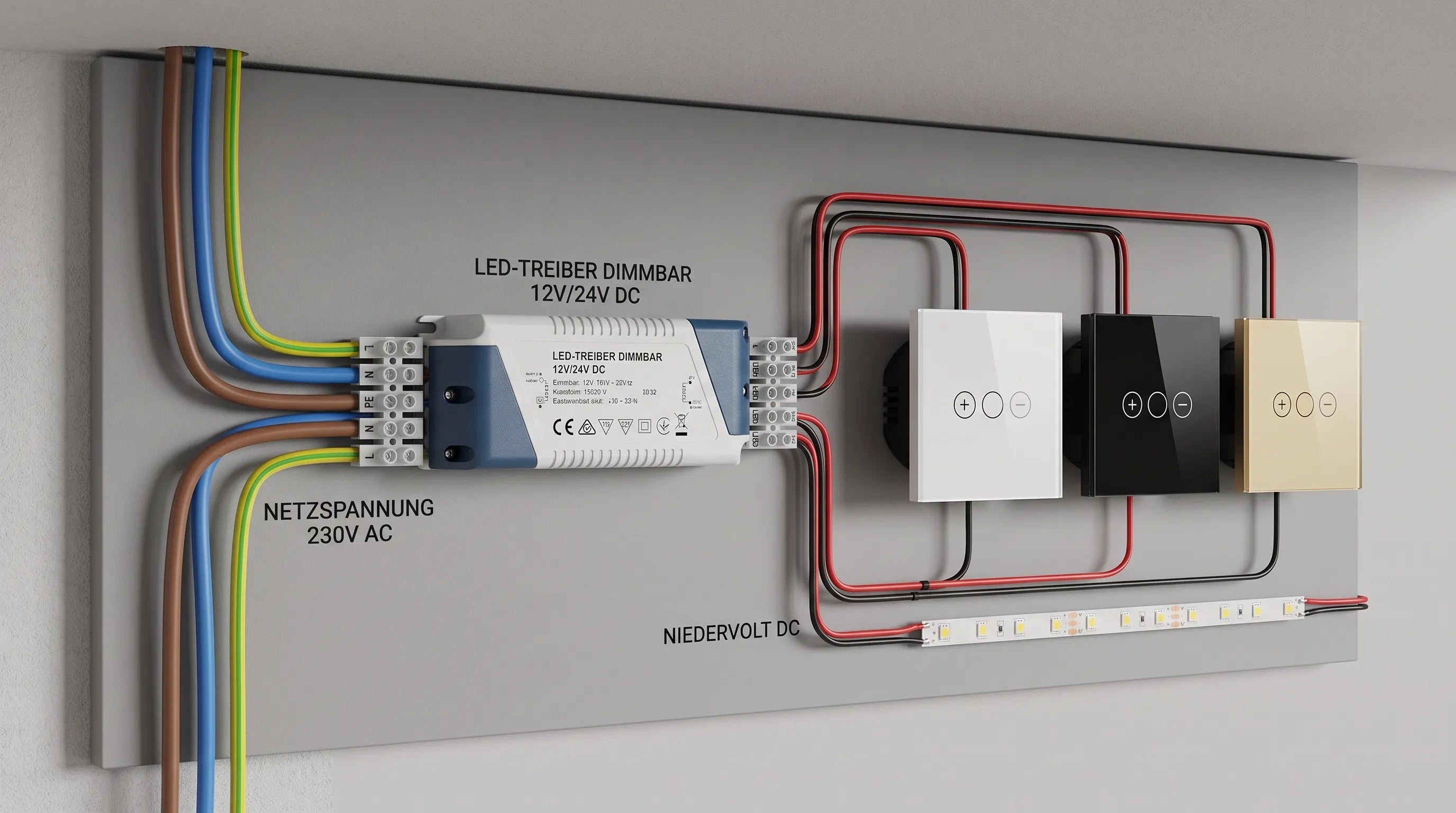 LED-Trafo dimmbar auswählen und richtig anschließen