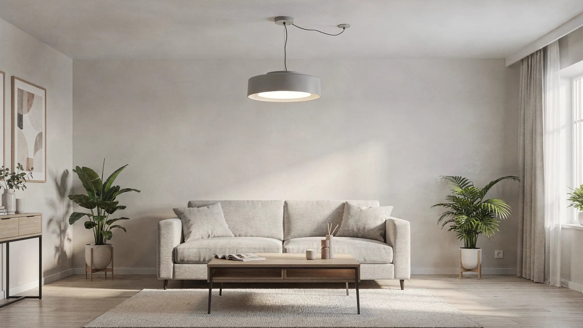 Lampe Decke wählen: Durchmesser, Höhe und Lichtverteilung