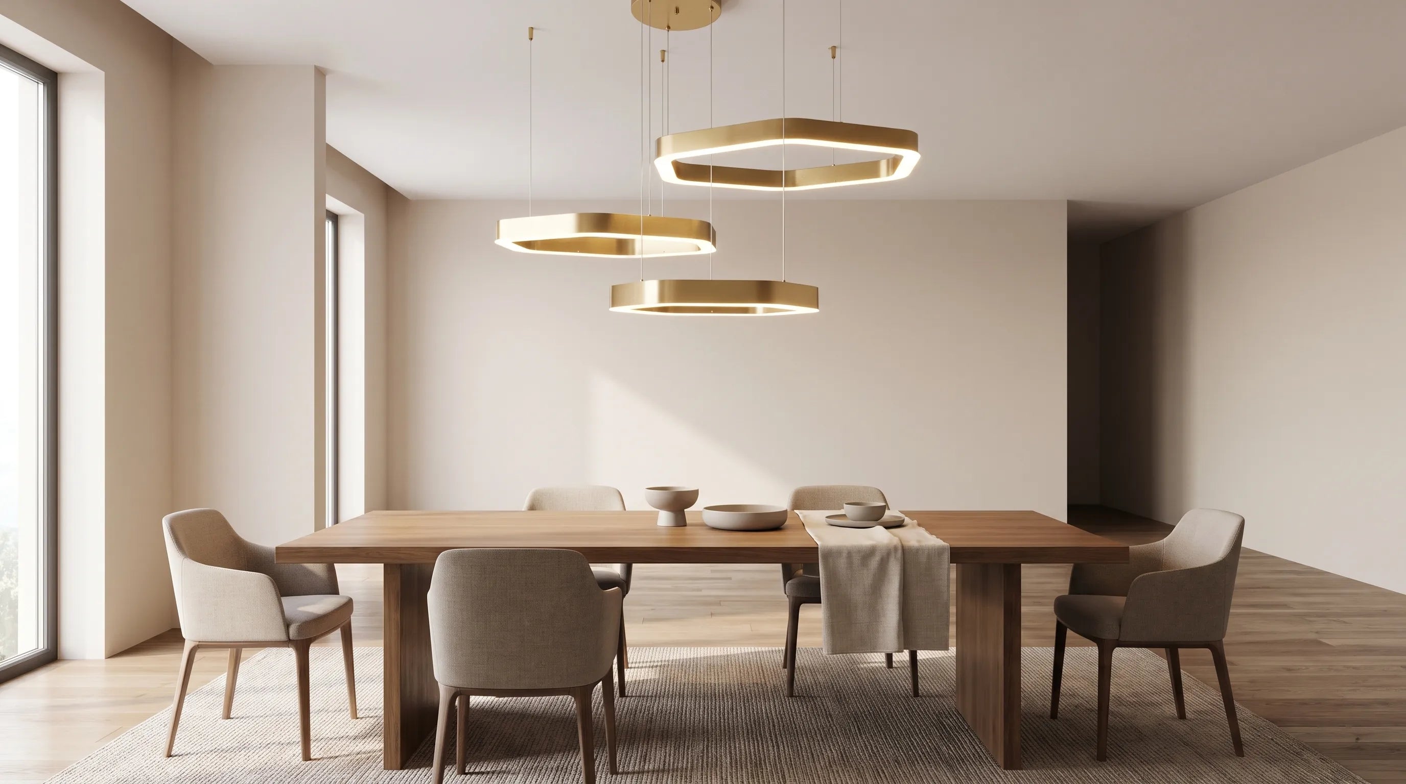 Hexagon Licht modern einsetzen ohne Gaming-Look