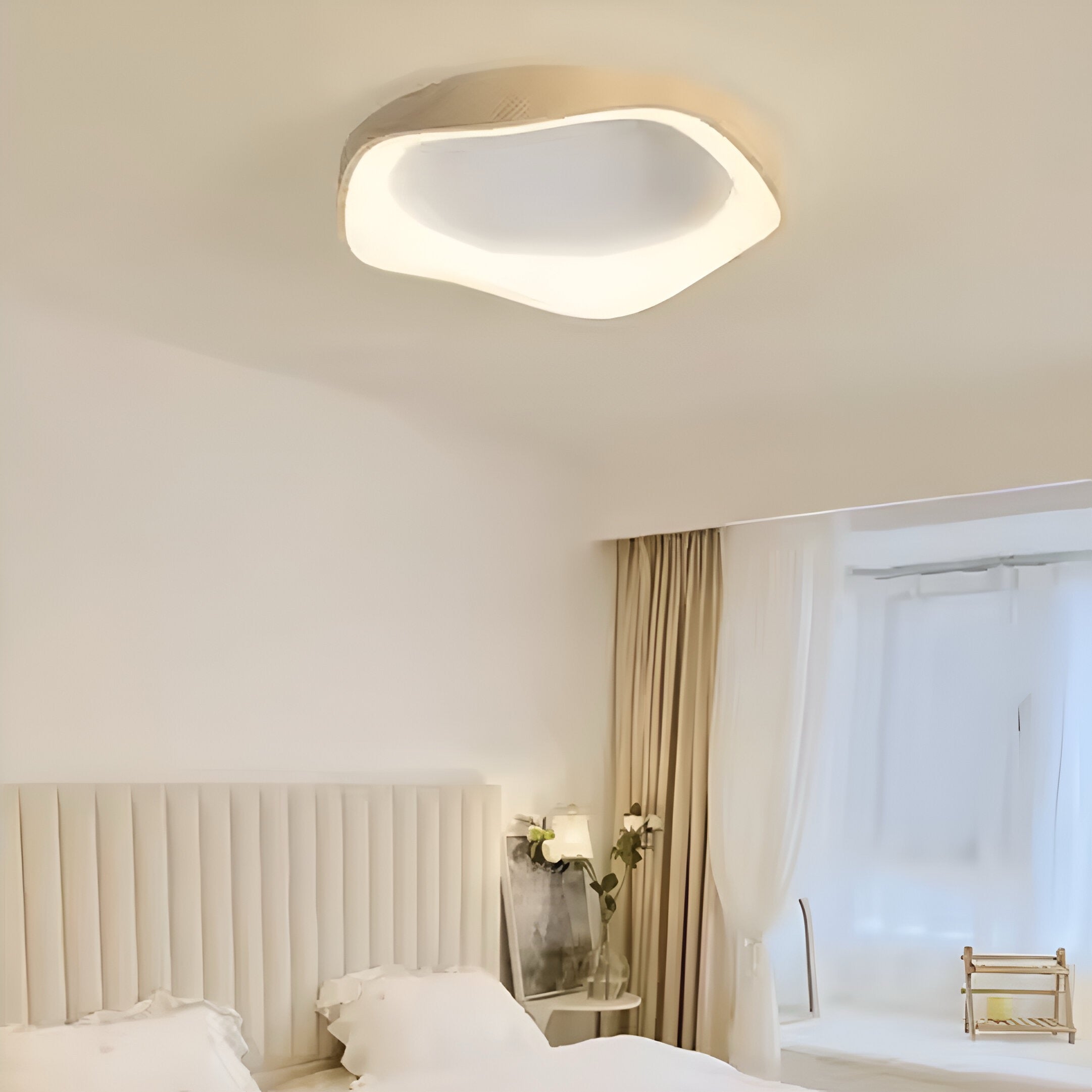Wooden Lace ceiling lamp