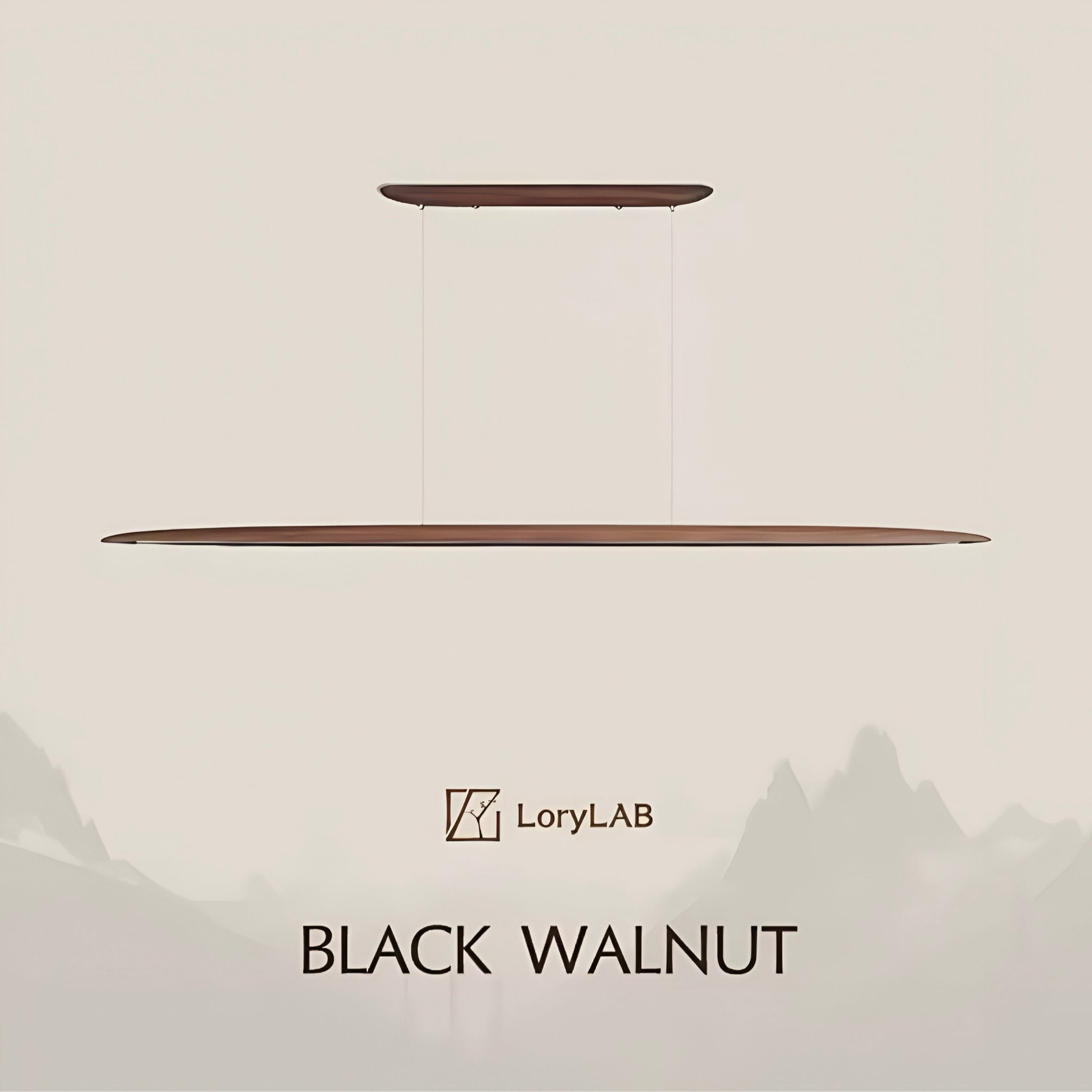 Pendelleuchte Walnut Glow