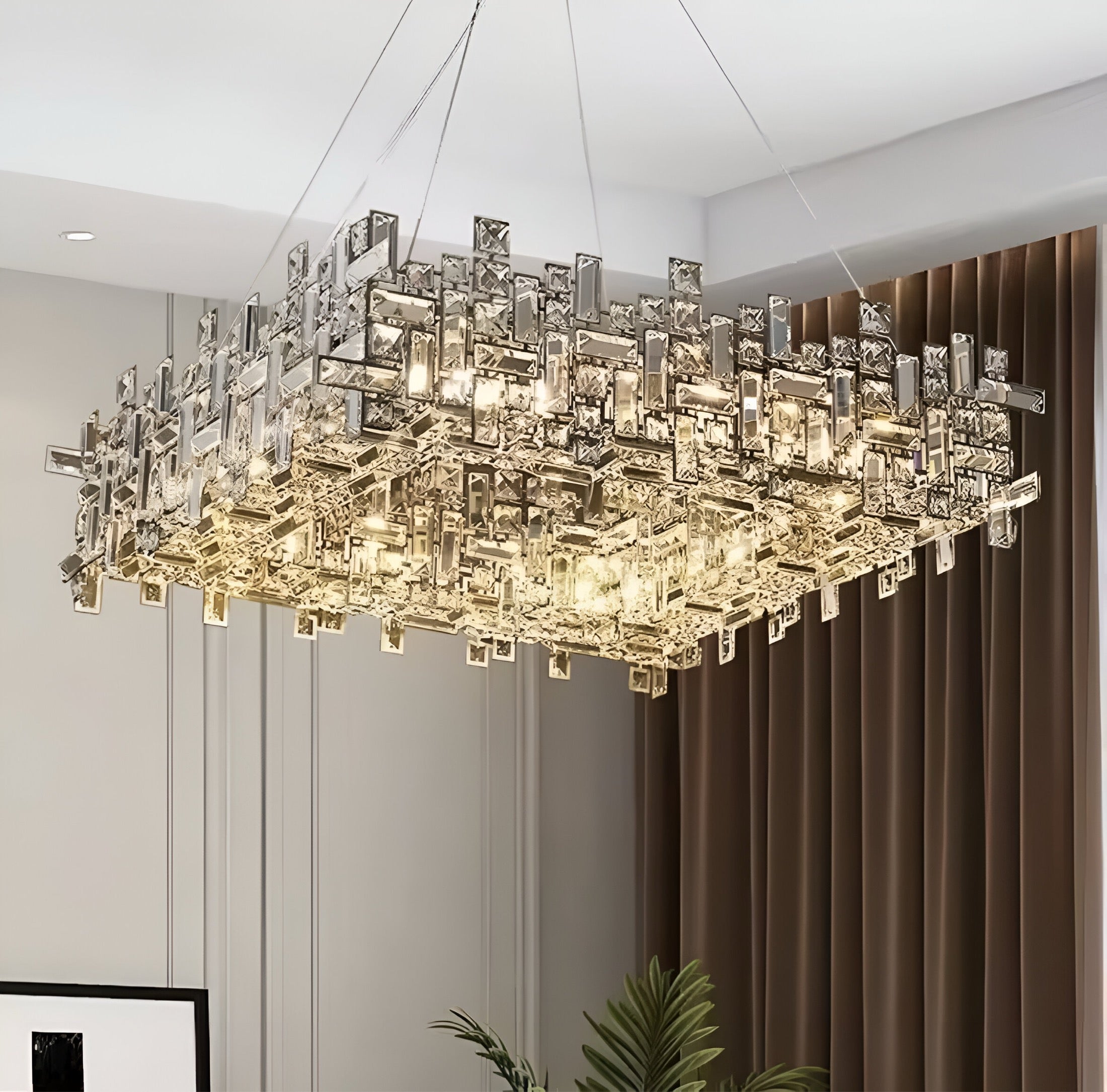 Pendant Lamp Cristallo Quadrato