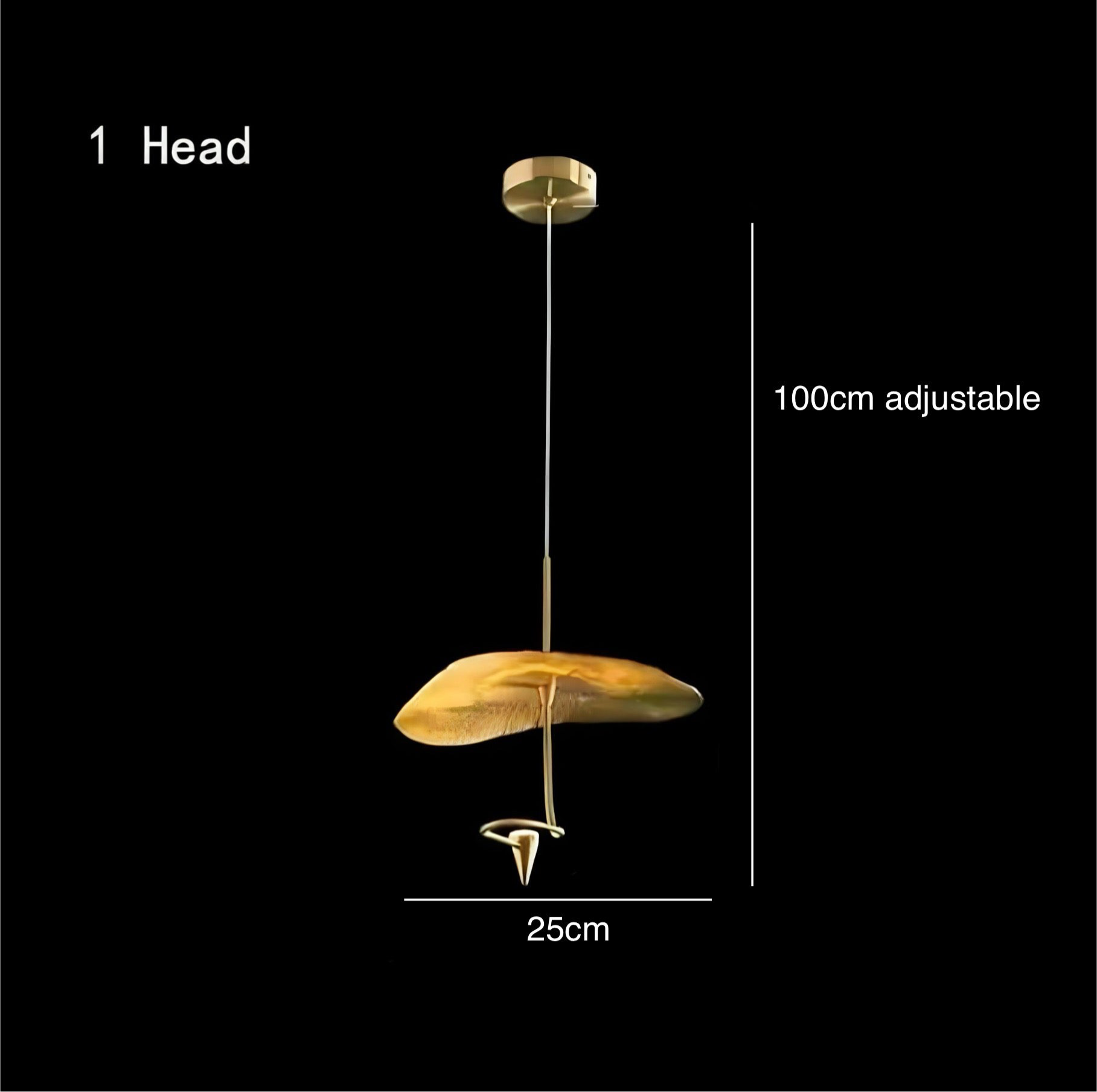Lotus D'Or chandelier