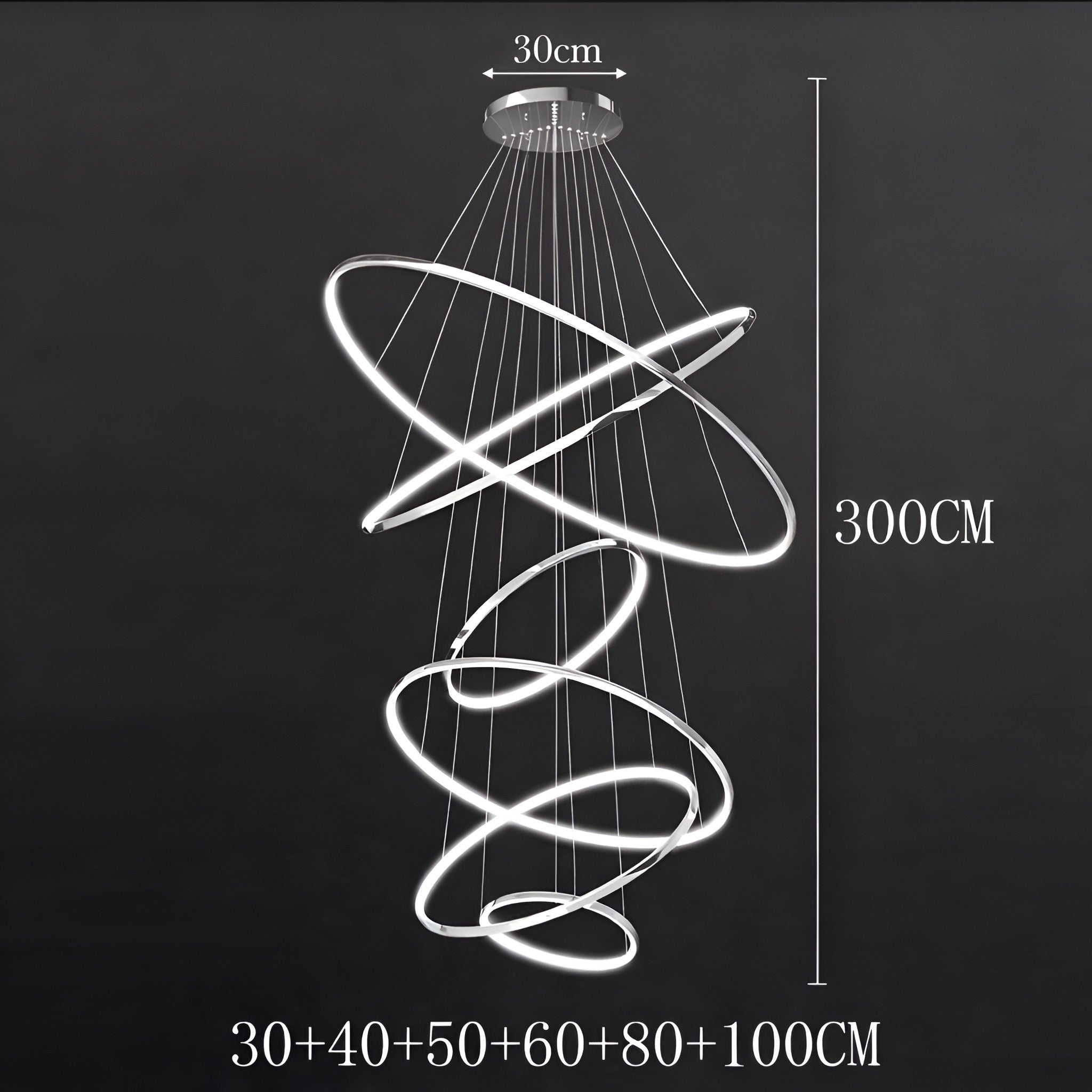 Chandelier Nordic Circla