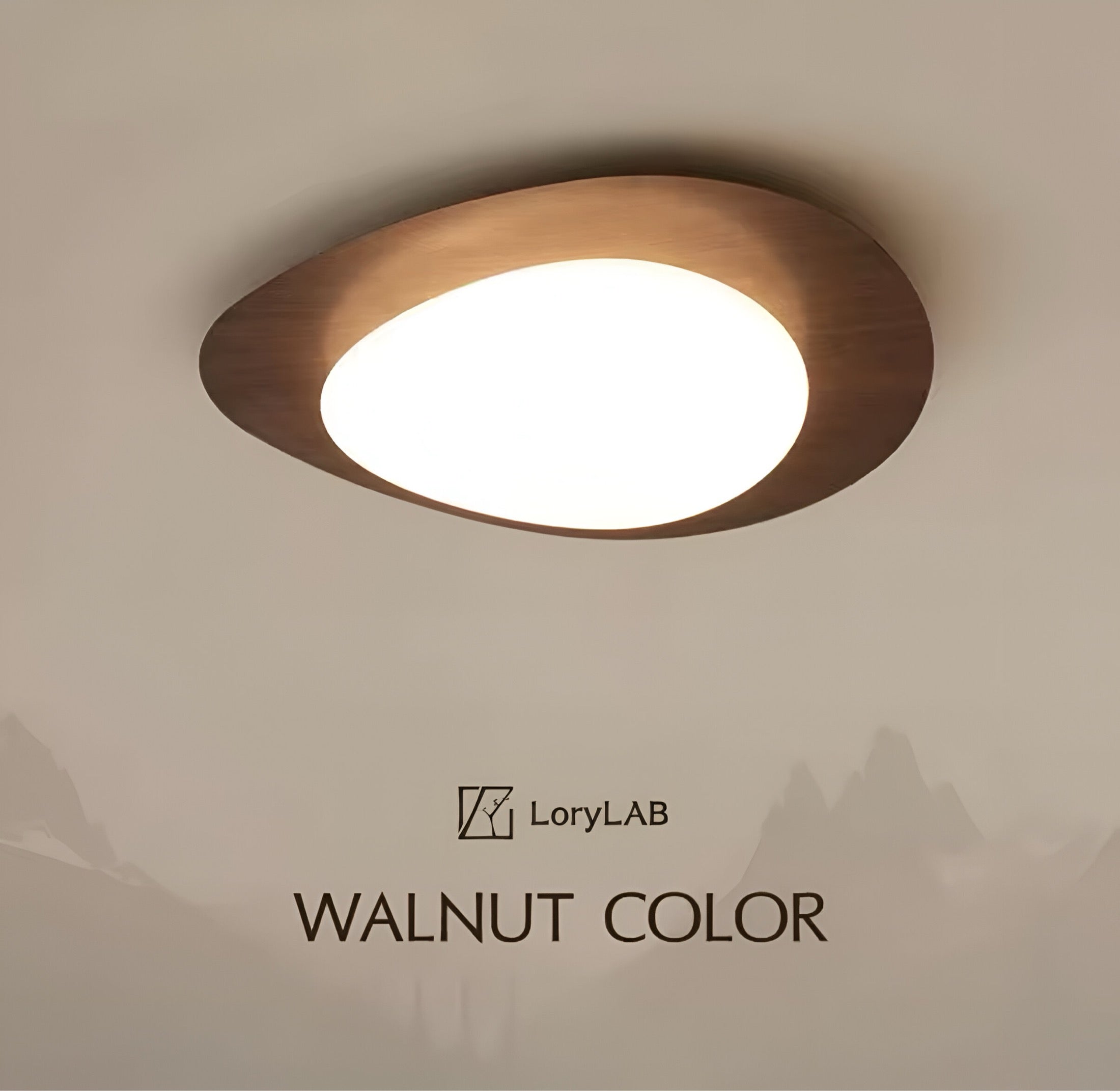 Deckenlampe Walnut Vision - BUYnBLUE 